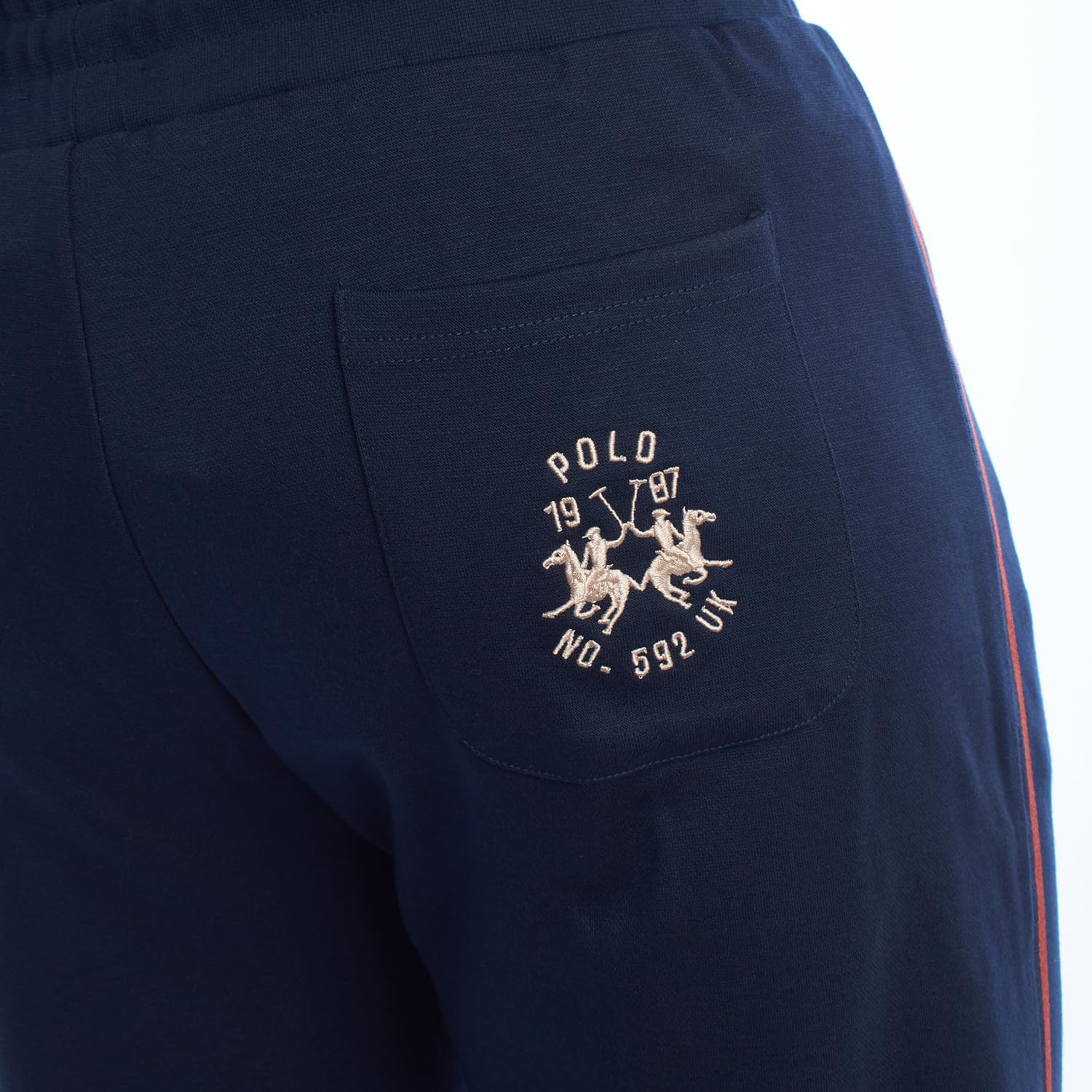 La Martina UMT600-FP529 Pantaloni tuta uomo felpati