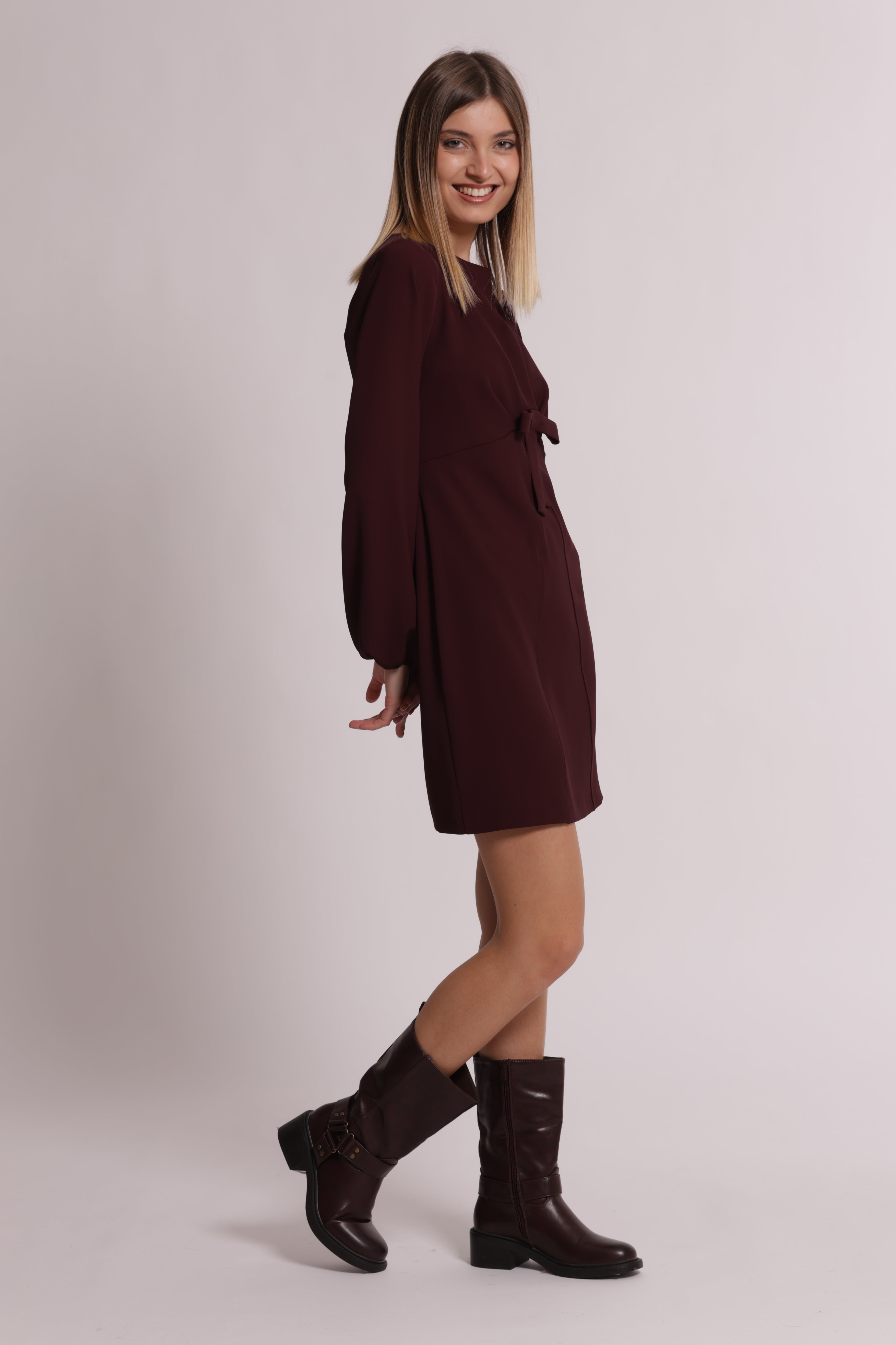 Mimi Mua Fiocco abito corto donna elasticizzato