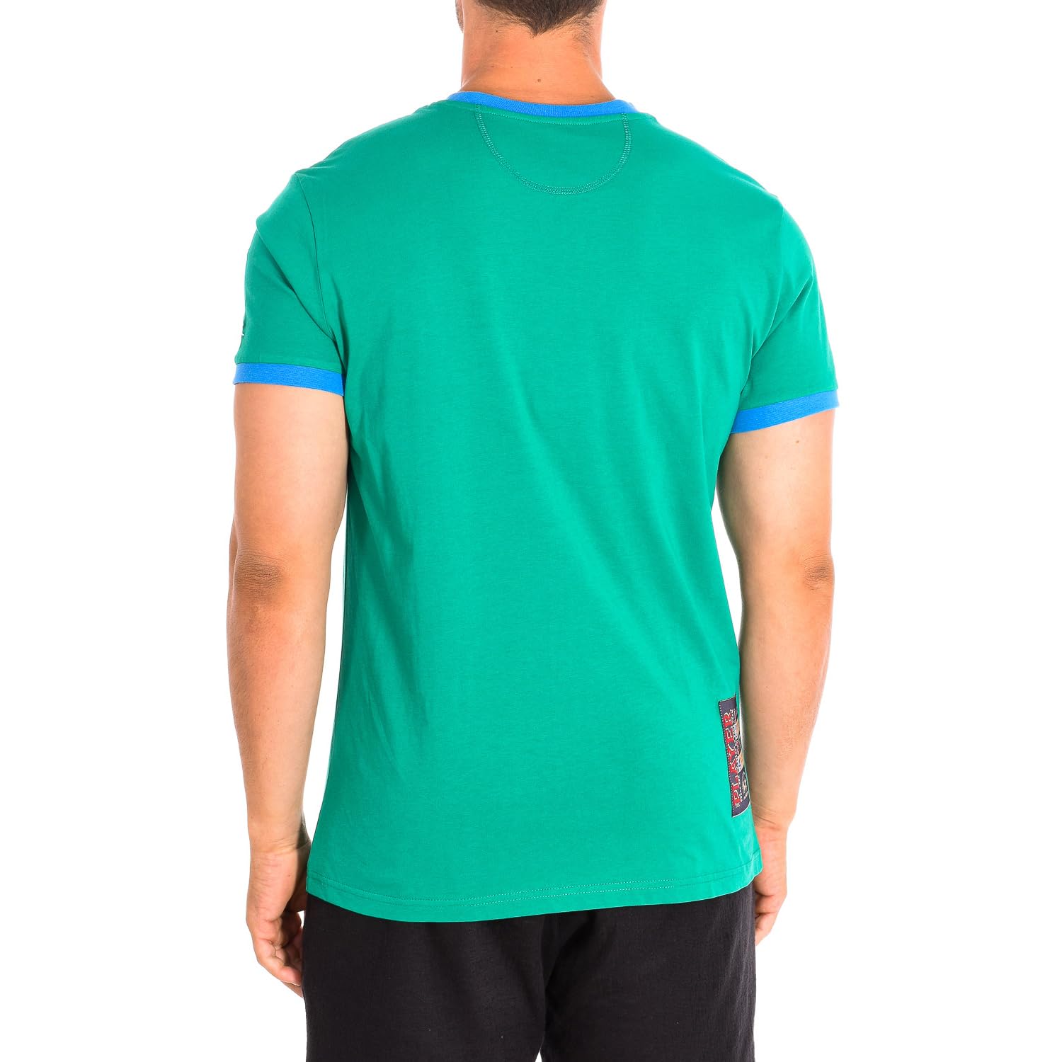 La Martina TMR312-JS206 t-shirt uomo verde blu