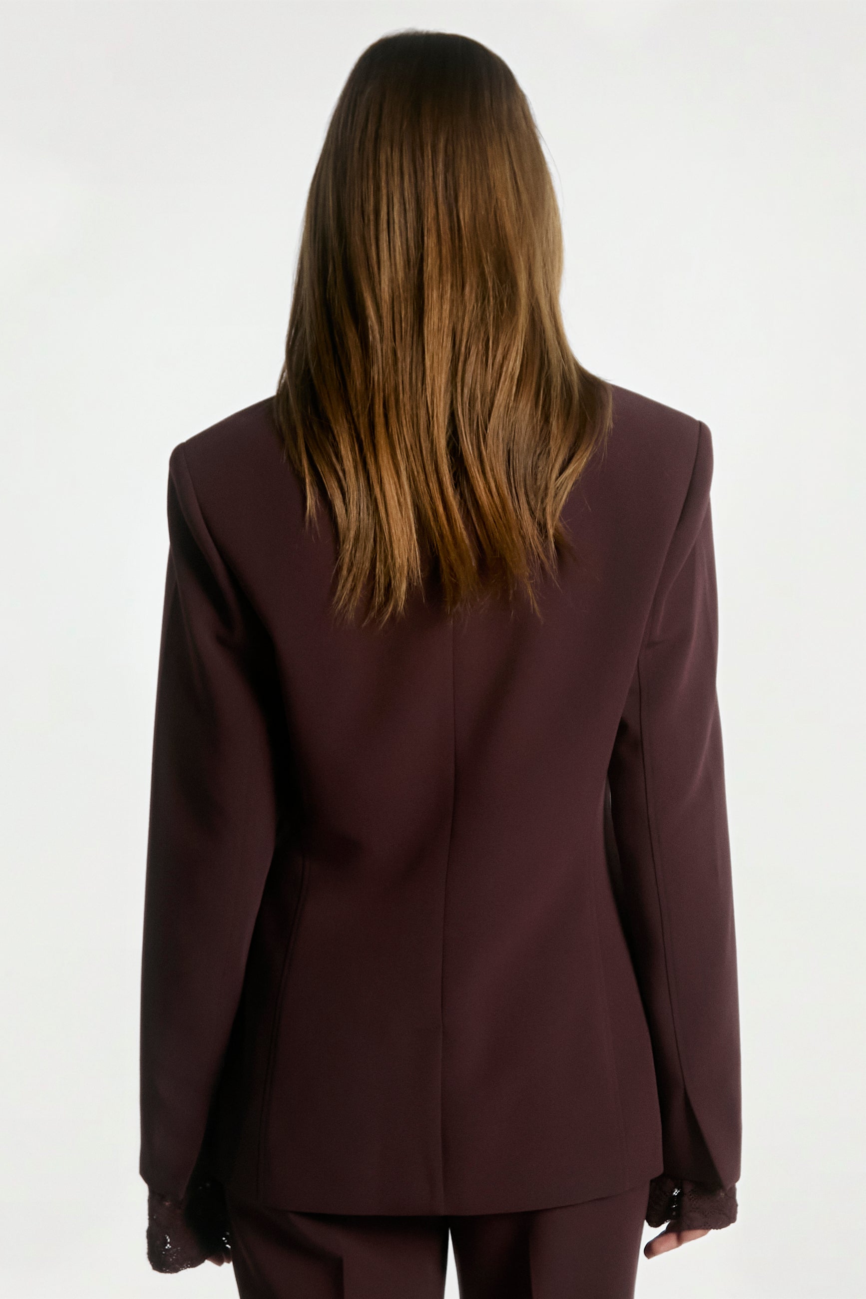 Aaiko Toulon blazer bordeaux bottoni