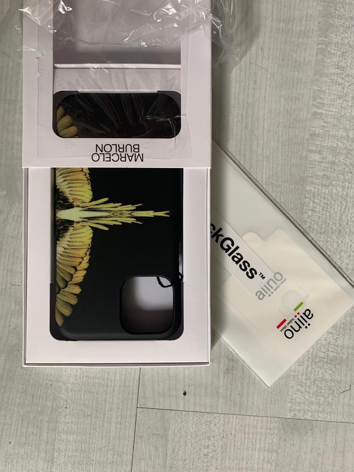 Marcelo Burlon County of Milan iPhone 11 cover rigida con vetro