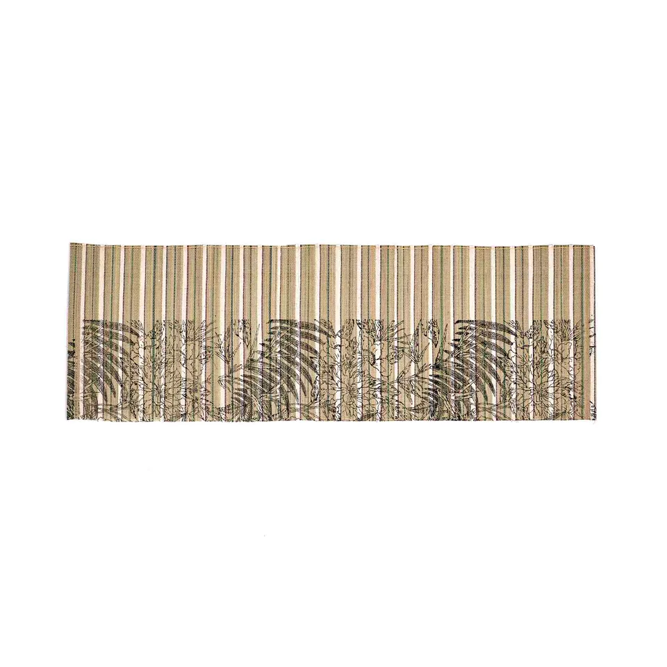 On Earth Cooperative Collection Felci runner fibra multicolore 110x35 cm