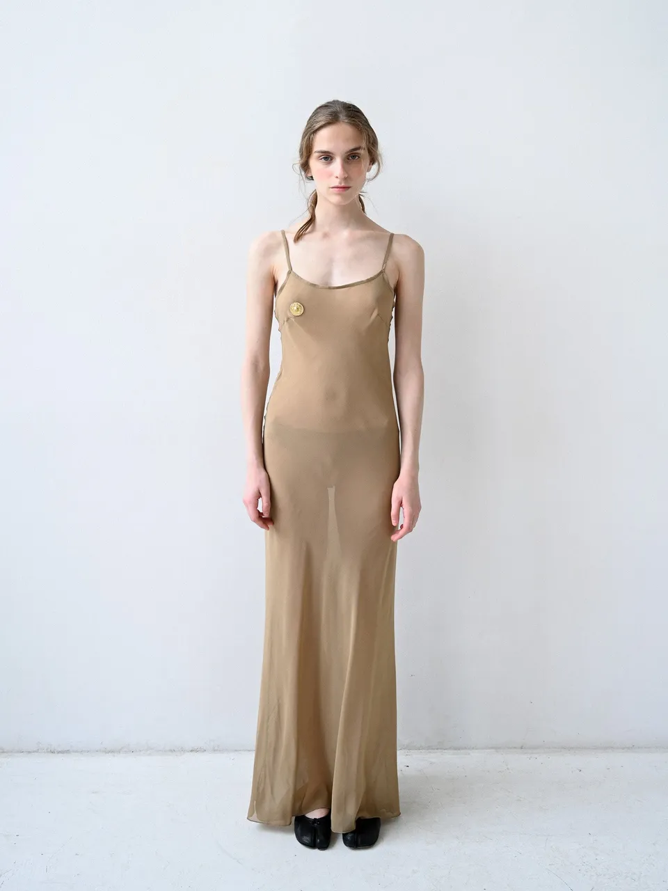 GiglioTigrato Susy Slip Dress I abito beige viscosa unica