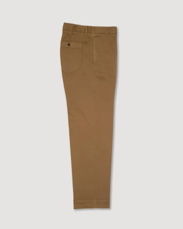 Altea Oscar pantalone chino cotone cammello