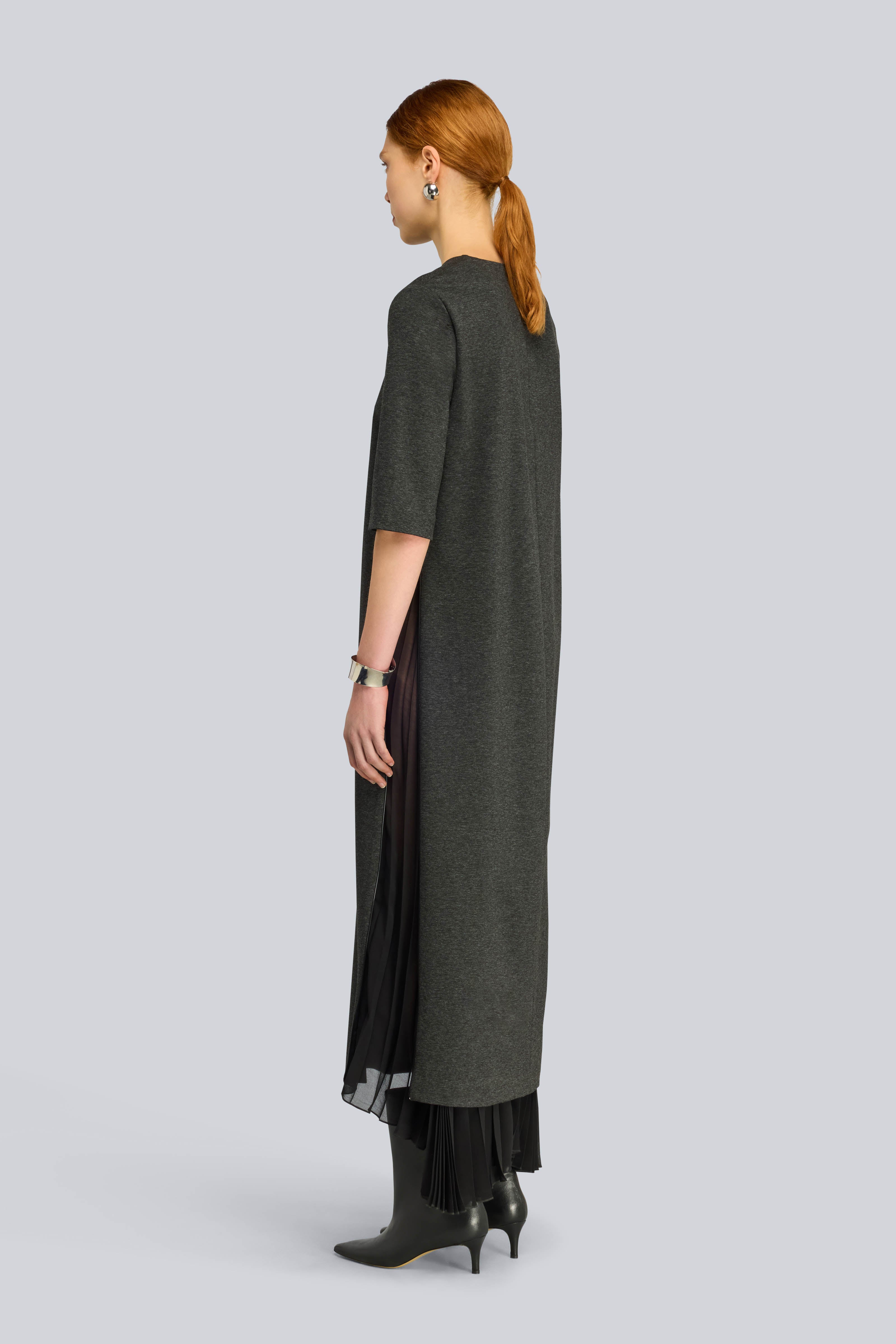 Semicouture Tammy abito punto Milano antracite ampio