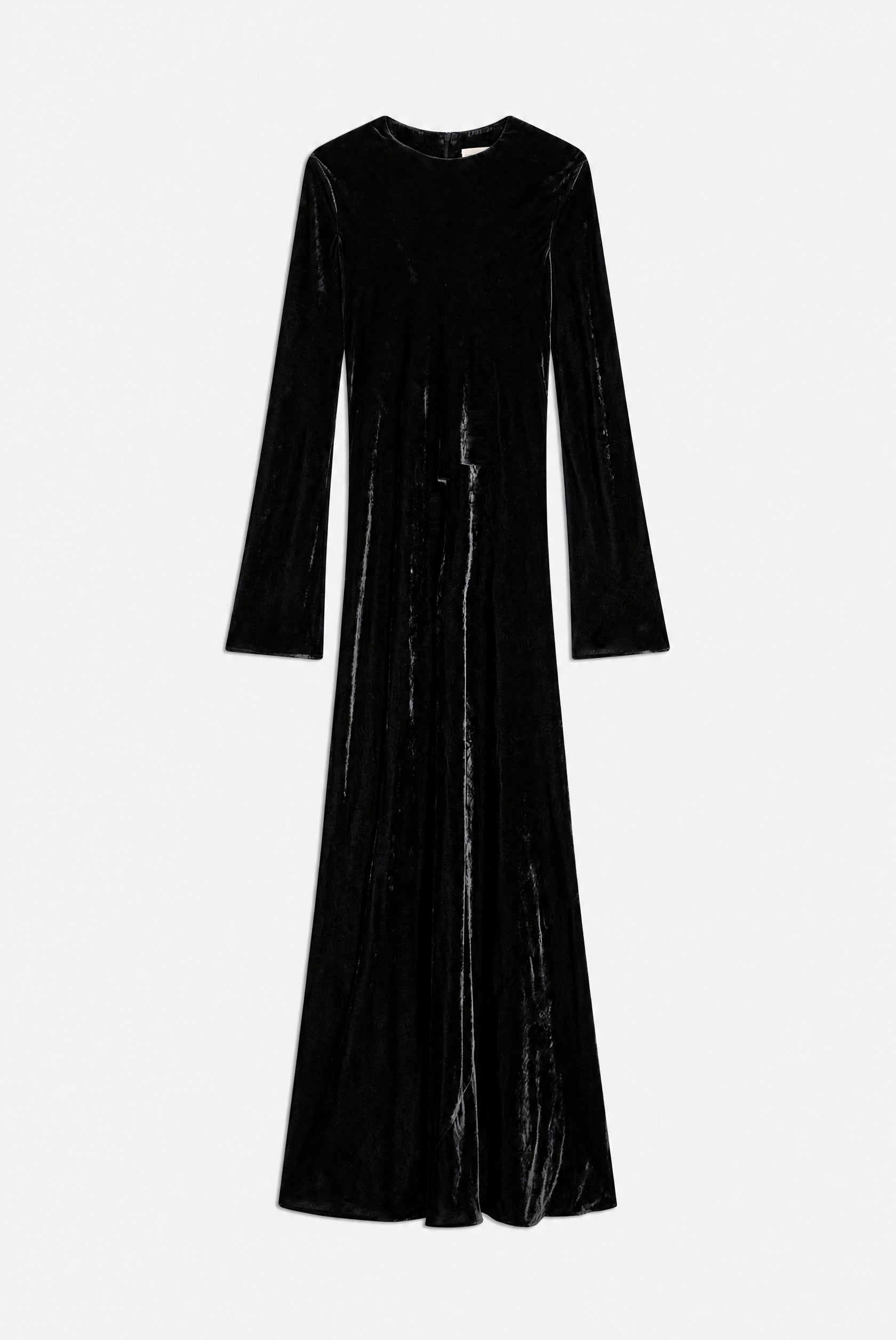 Semicouture Cecily abito velluto nero aderente