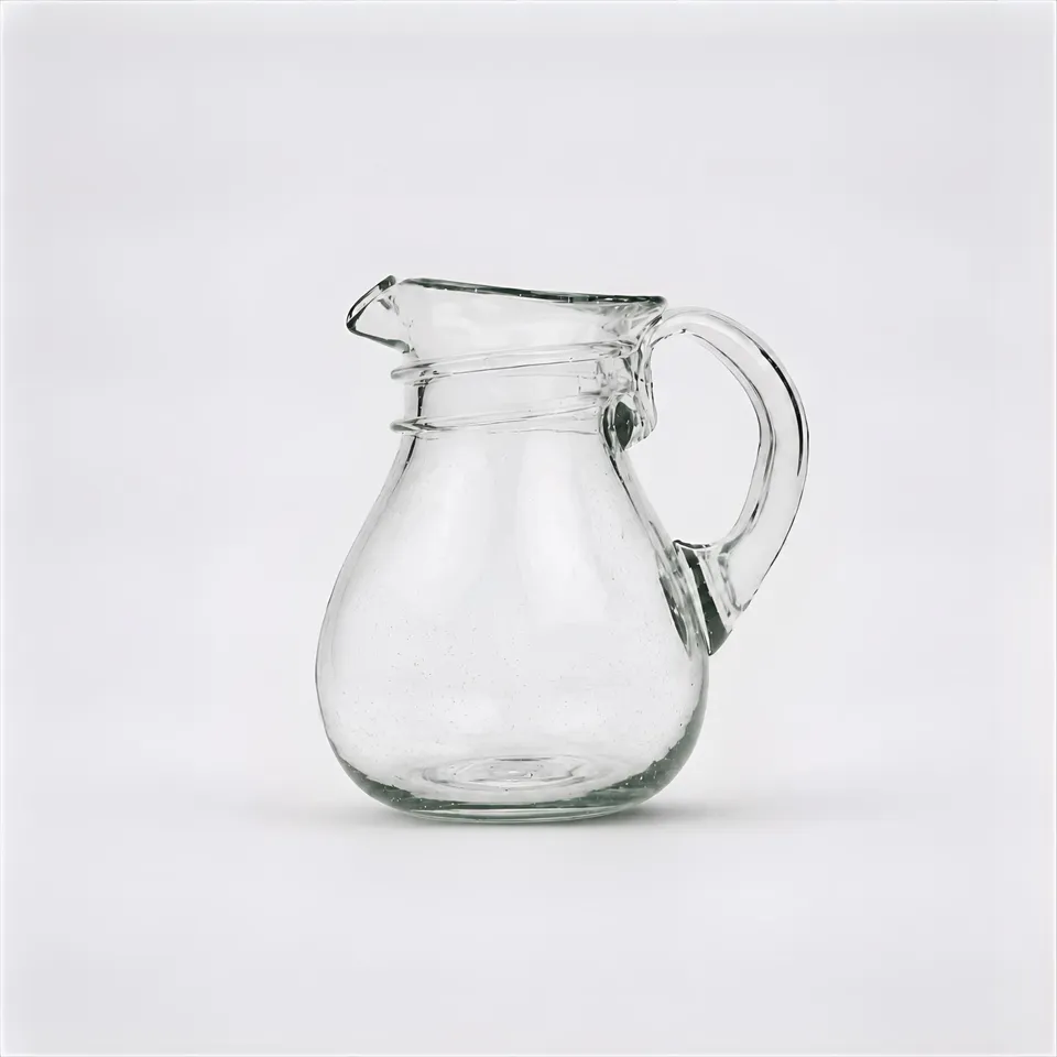 On Earth Trasparenze CA22 caraffa in vetro trasparente h 17,5 cm