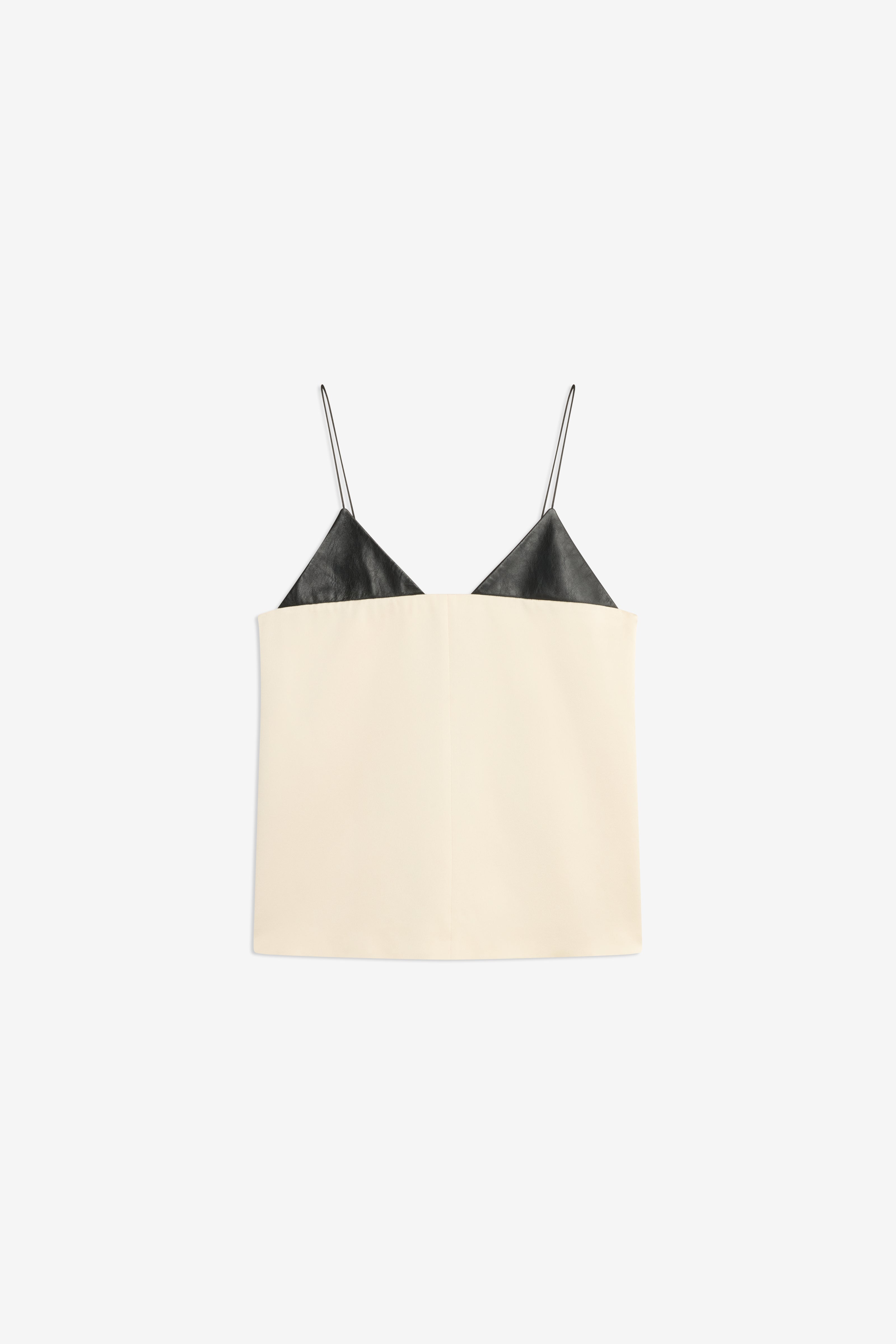 Semicouture Francine top satin burro