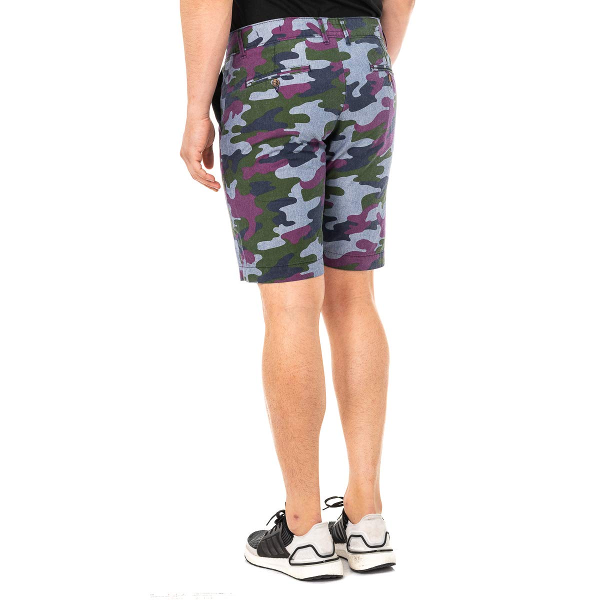 La Martina LMB007 bermuda uomo 46 taglio dritto cintura