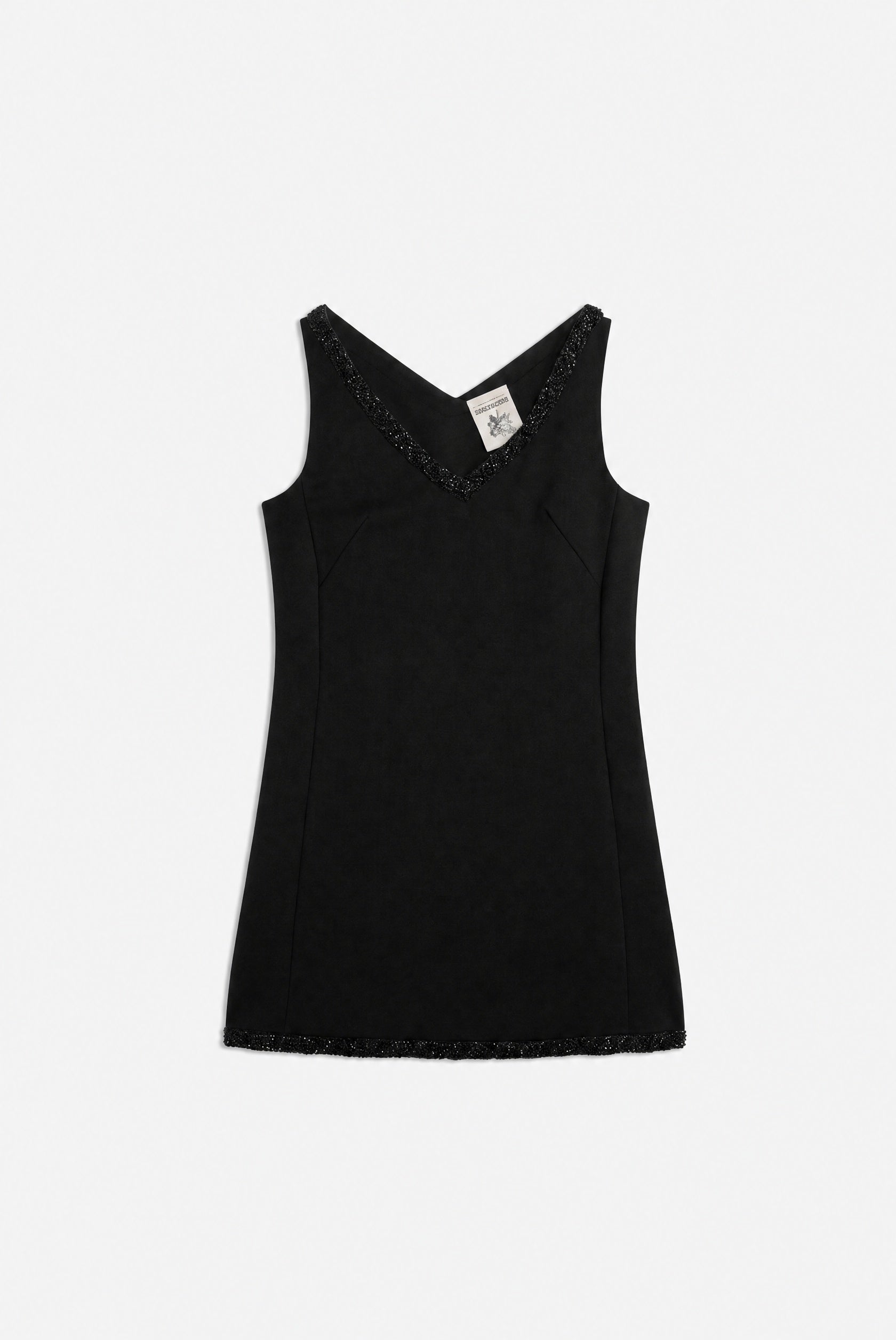 Semicouture Phillis abito cina lana scollo V