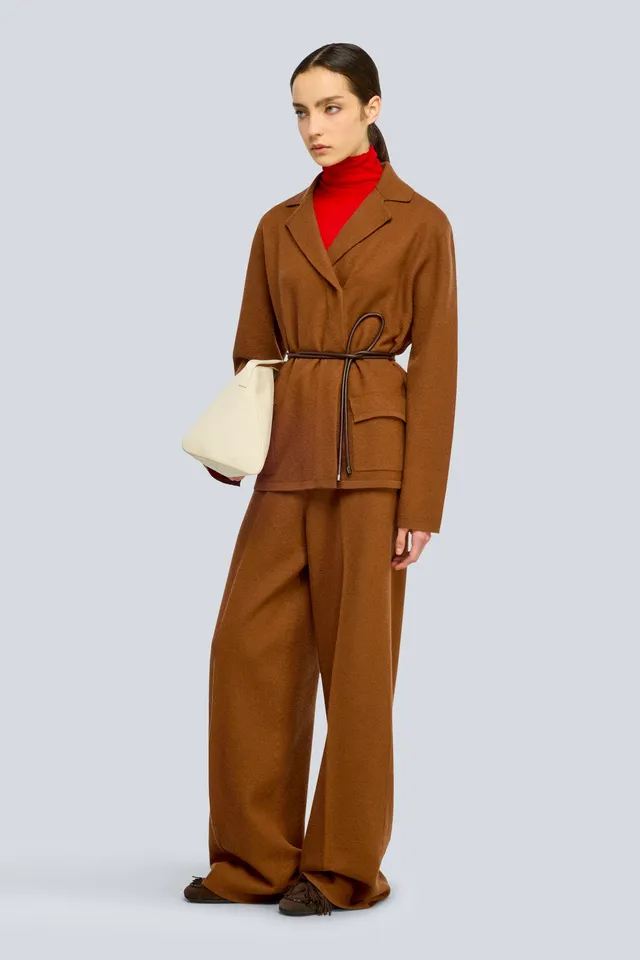 Semicouture Grace Pantalone Lana Canyon