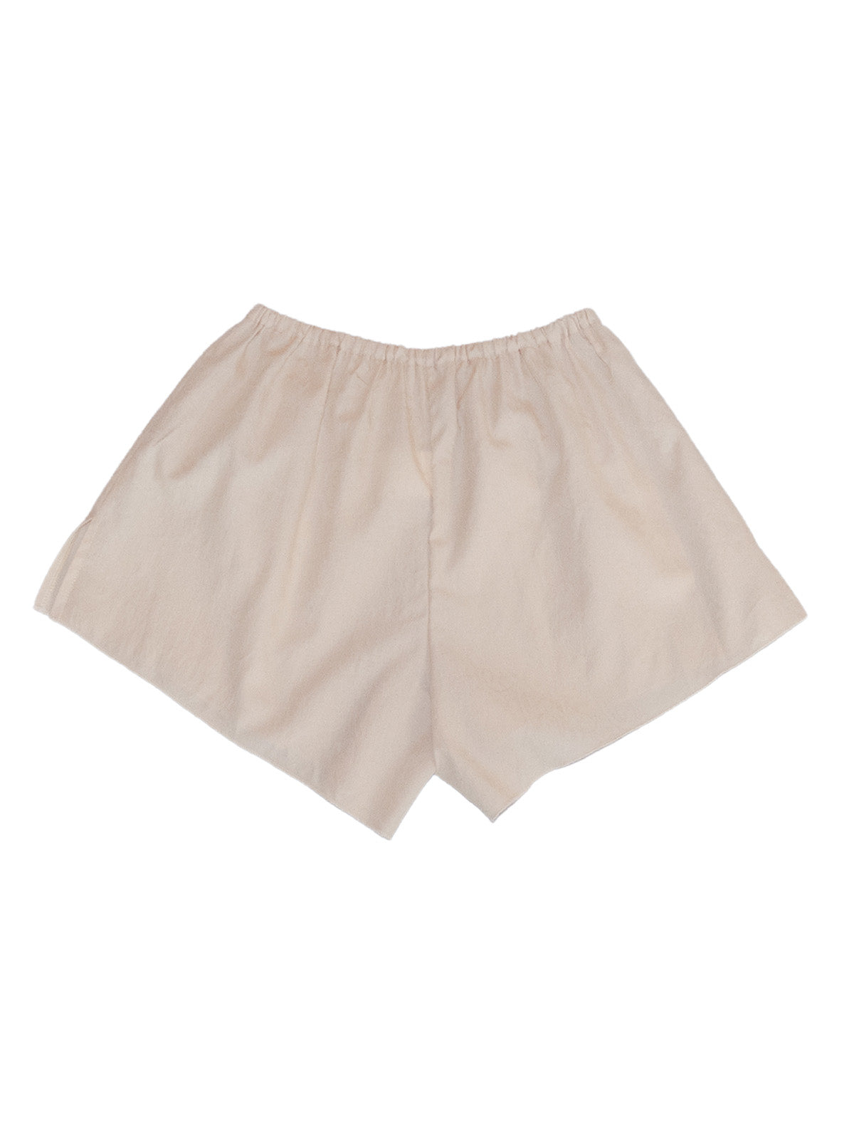 Giglio Tigrato Samoa shorts crema cotone ricamato