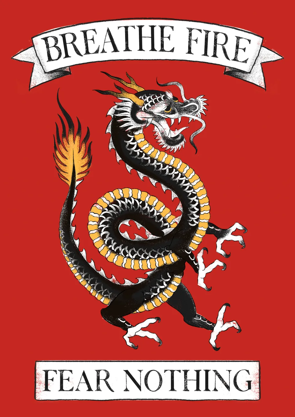 Giglio Tigrato The Dragon poster Super A3 carta 200gr