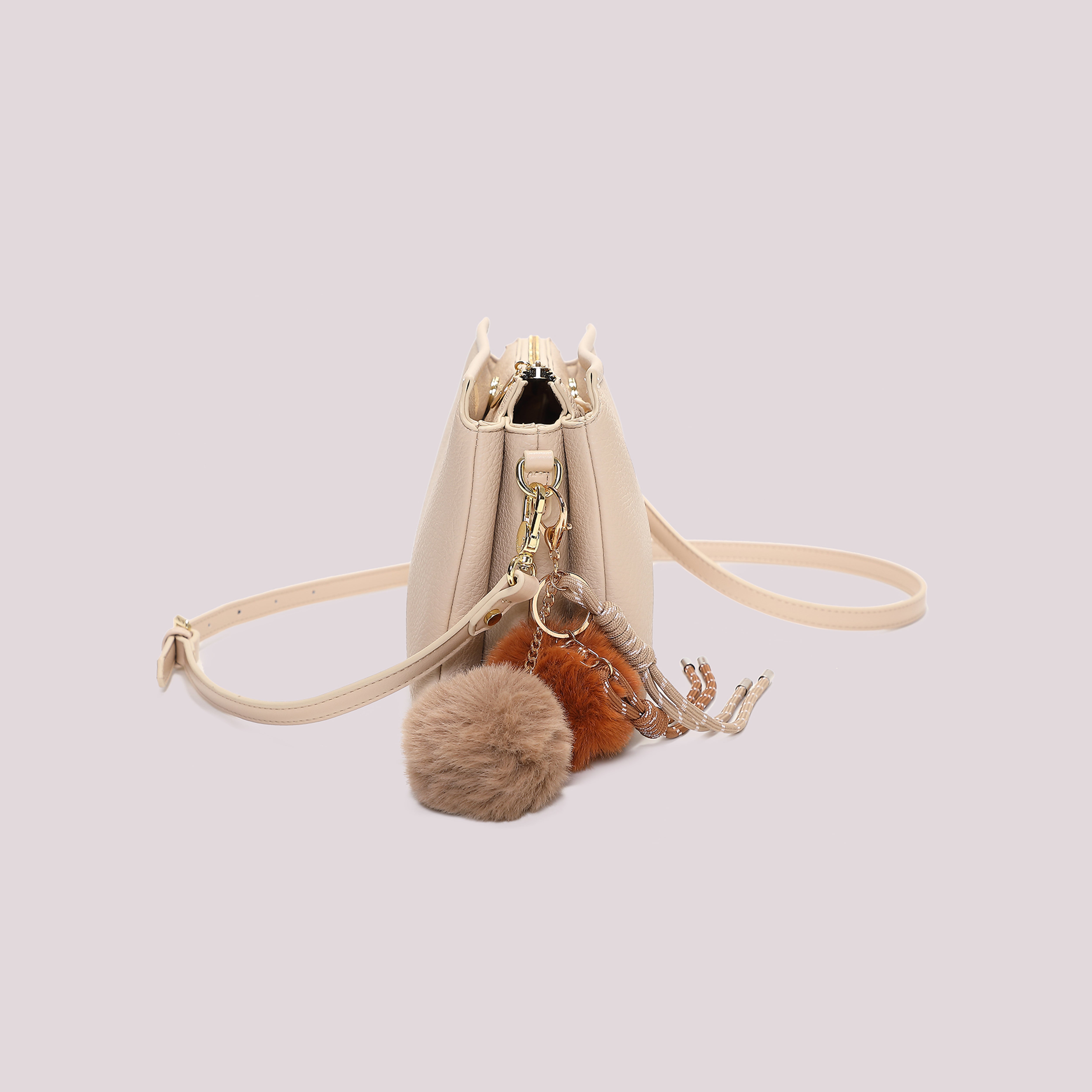 Mimi Mua Borsa Tracolla Dettaglio Appeso Nero