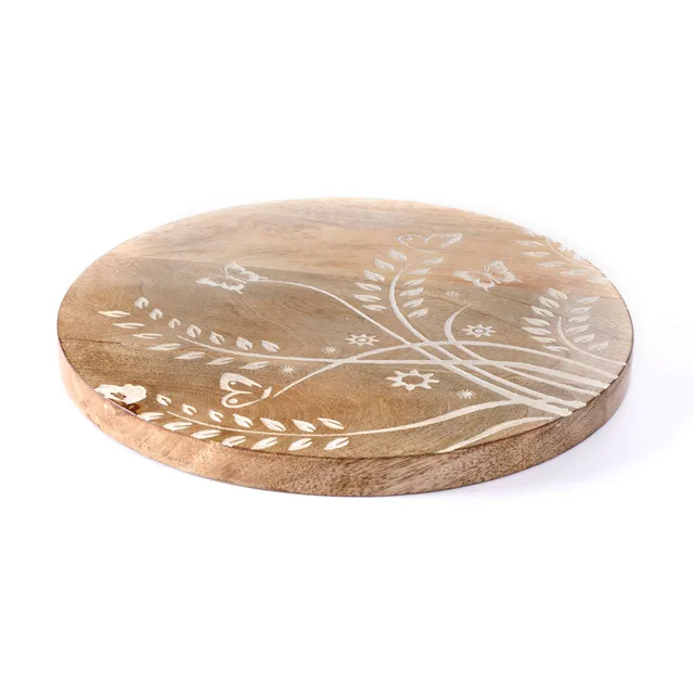 On Earth Cooperative Collection Prato sottopentola legno naturale dia30