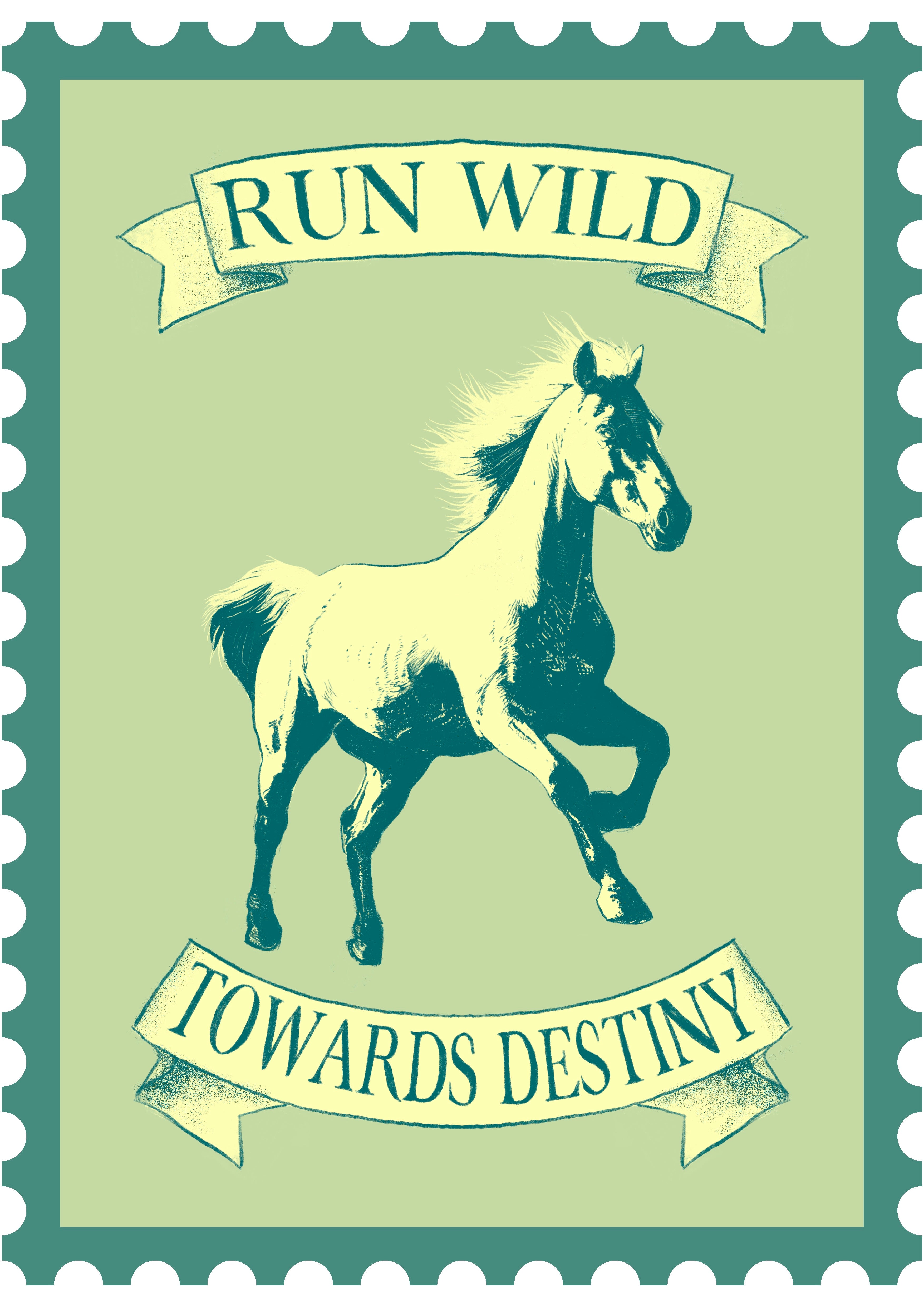 Giglio Tigrato The Horse poster Super A3 carta 200 g