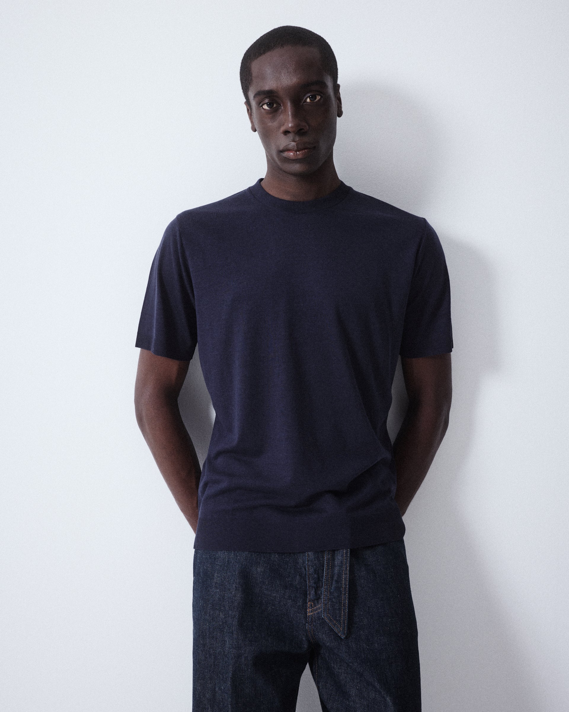 Altea Cyrill t-shirt jersey lyocell navy