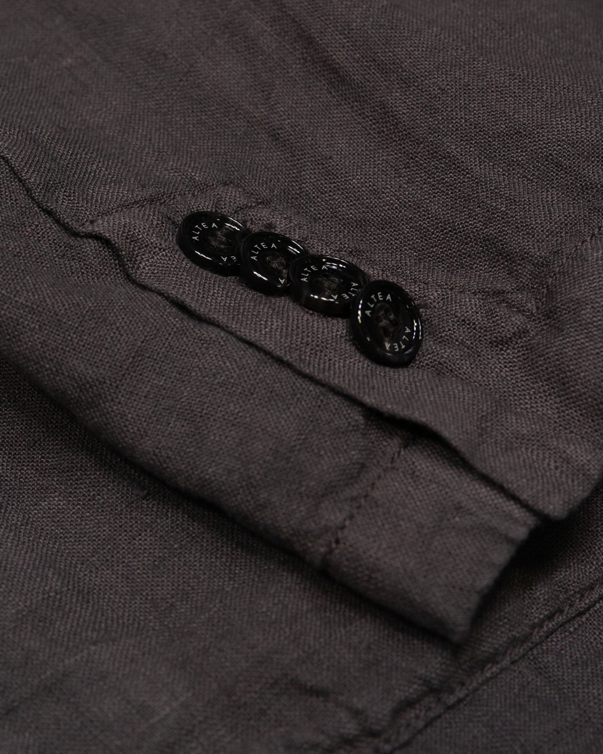 Altea Aaron blazer lino marrone moro sfoderato