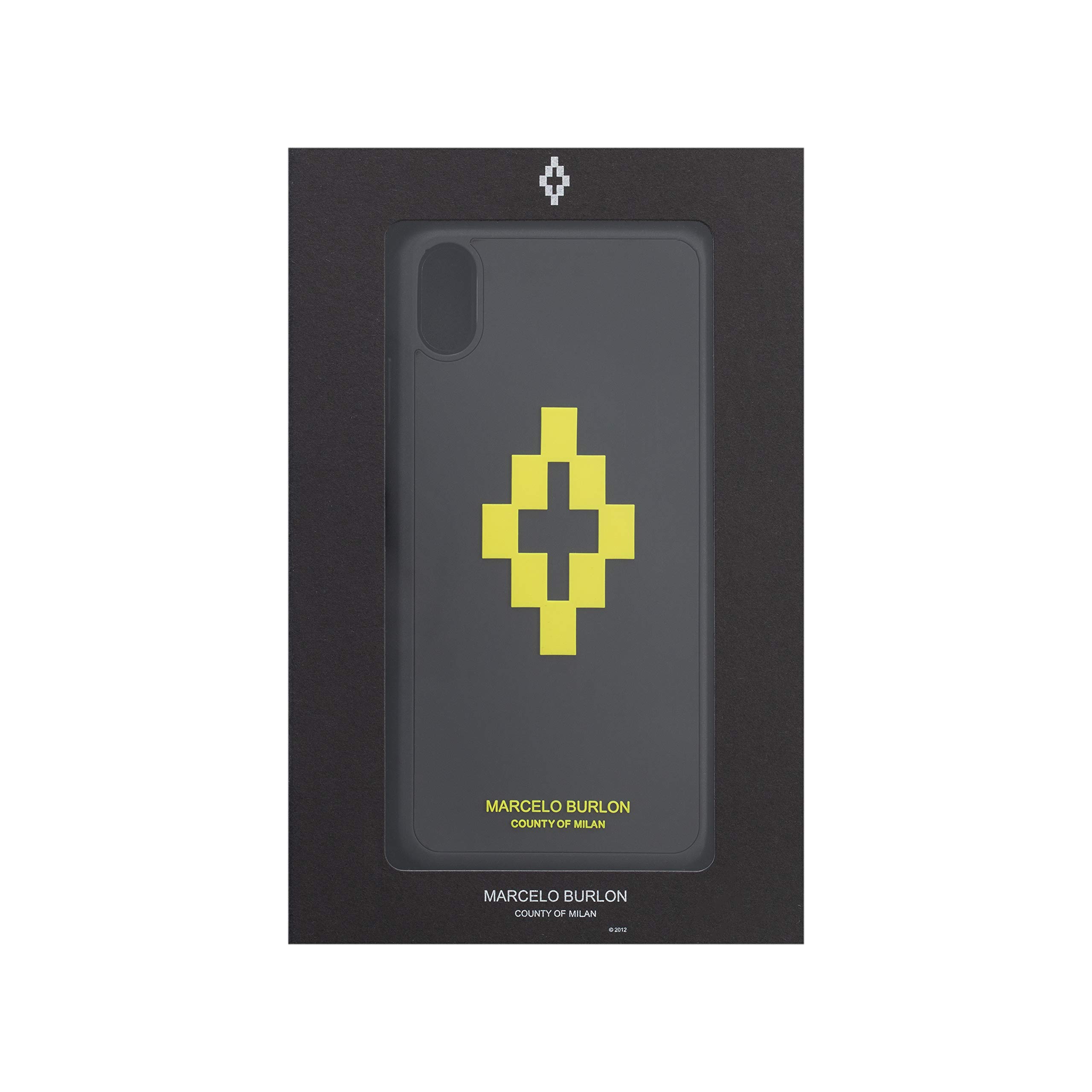 Marcelo Burlon iPhone XS/X custodia ultra protettiva vetro 9H