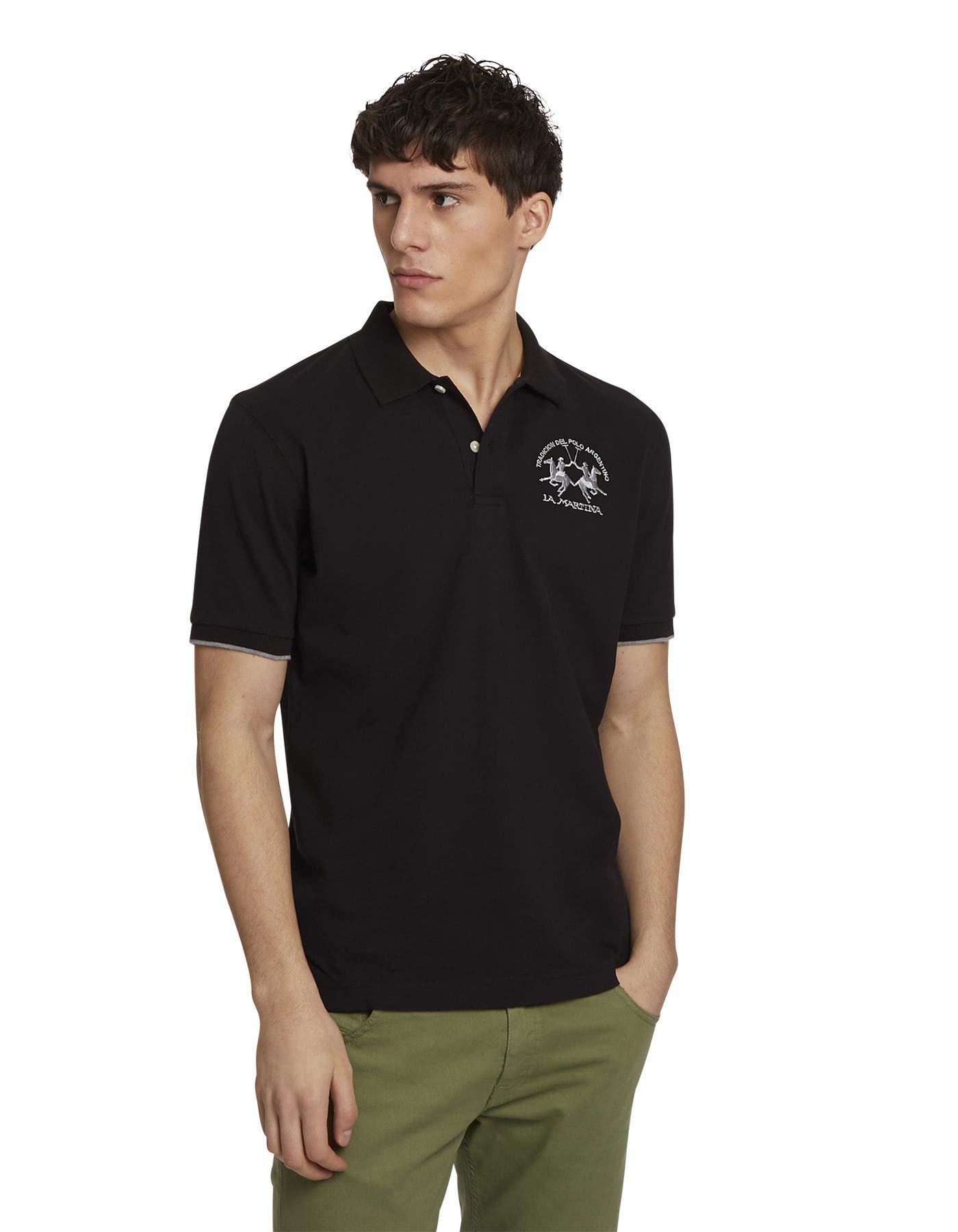 La Martina Regular Fit Polo maniche corte Blue Bell 3XL