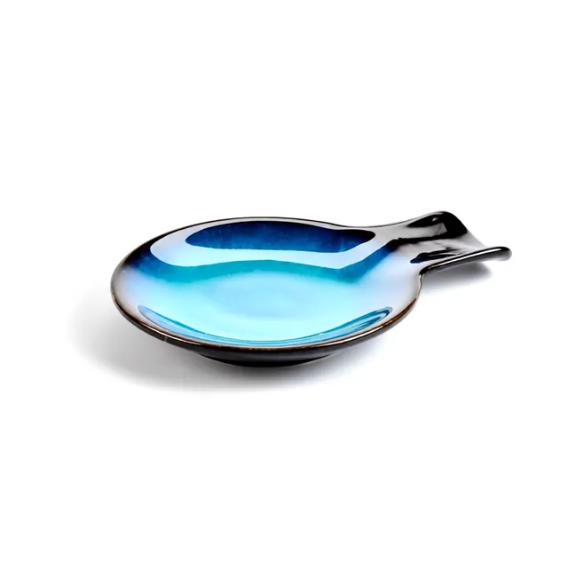On Earth Cobalto posacucchiaio ceramica blu 20 cm forno