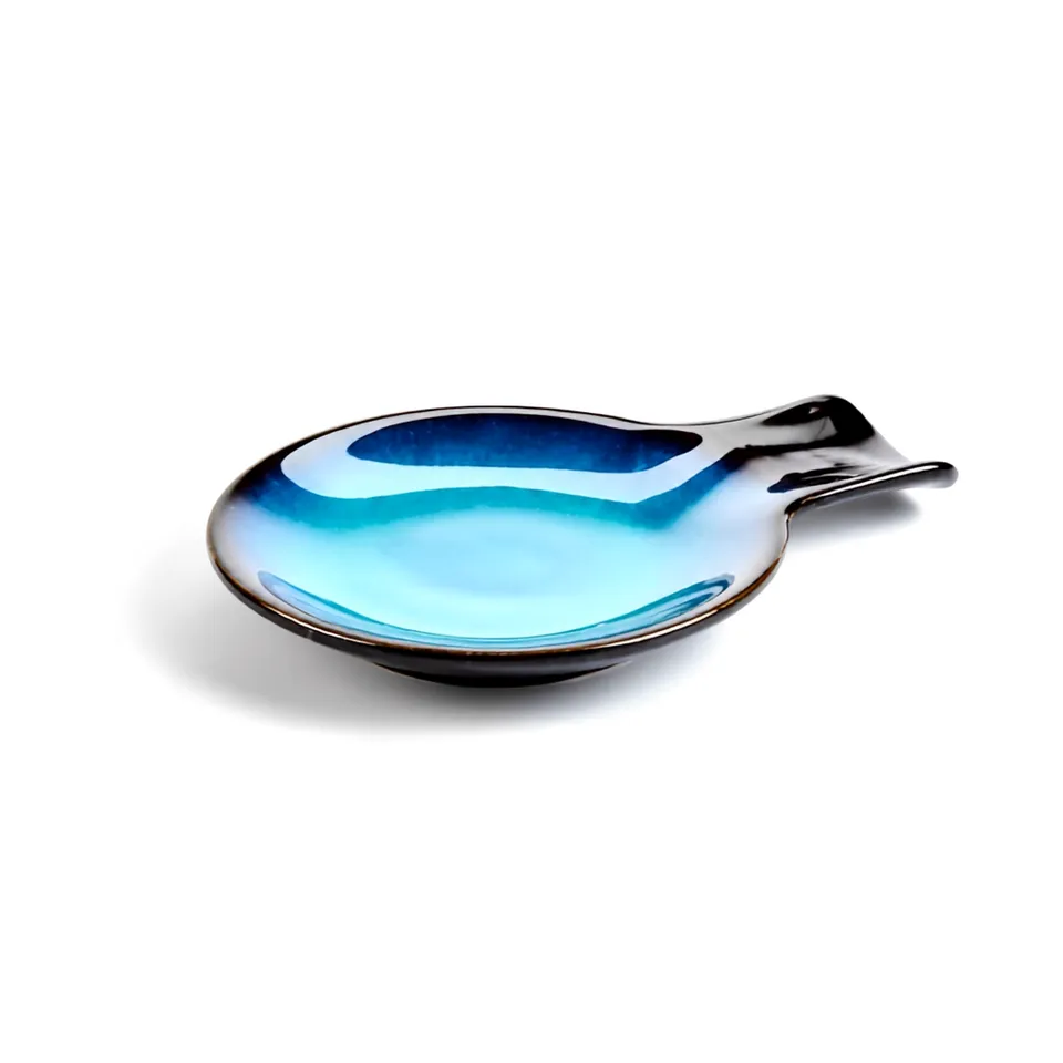 On Earth Cobalto posacucchiaio ceramica blu 20 cm forno