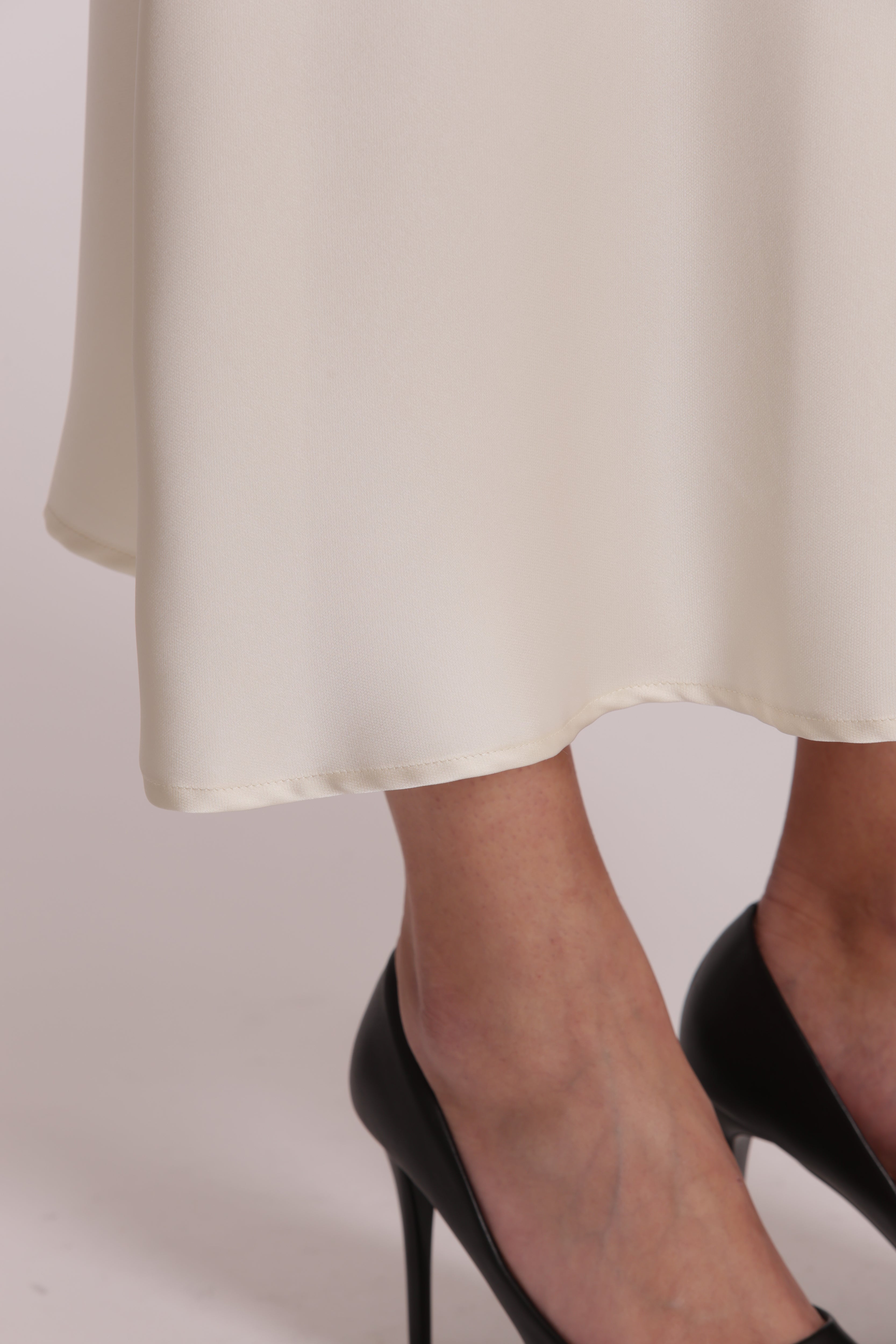 Mimi Mua Gonna Midi Elastico Vita Nero