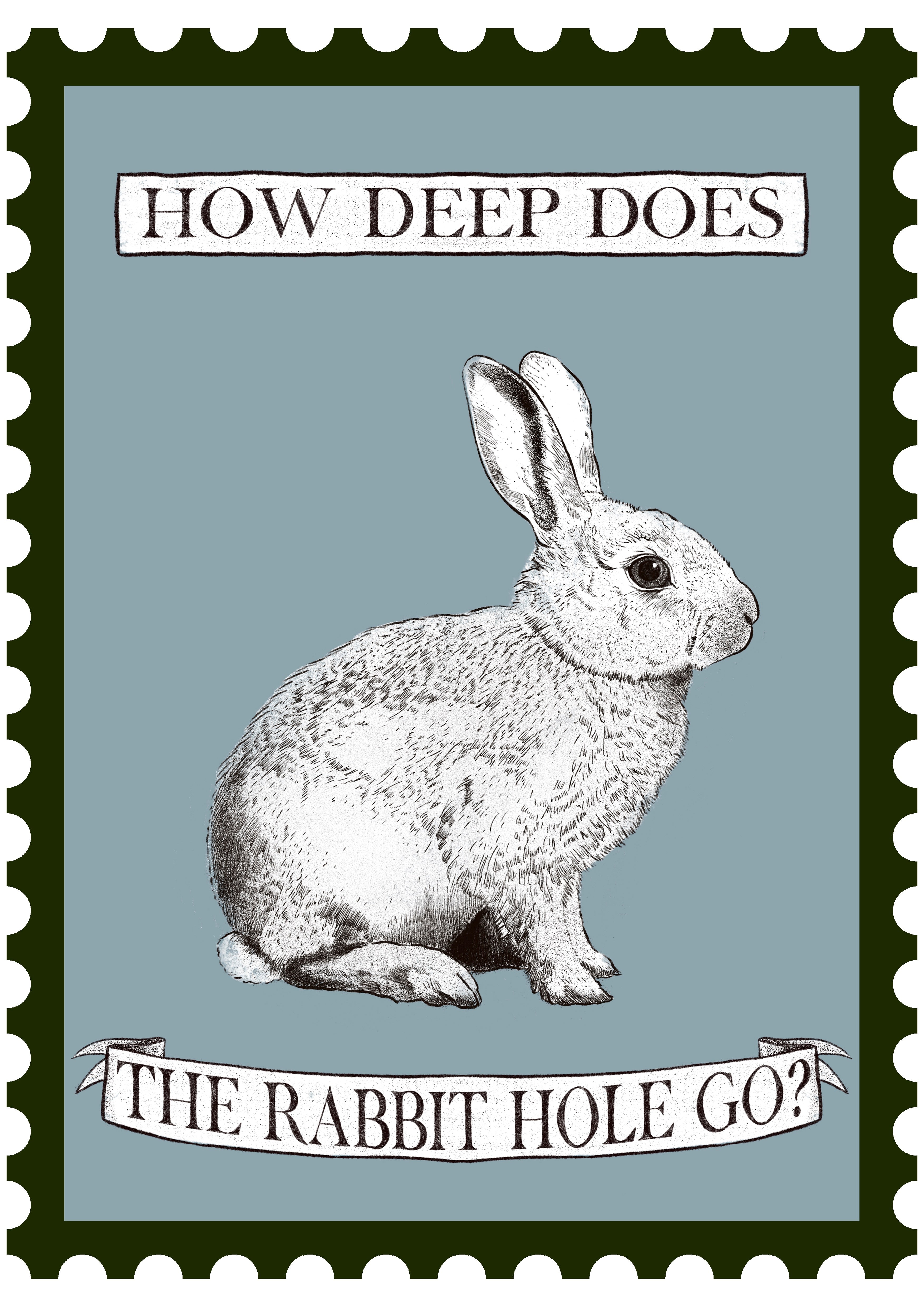 Giglio Tigrato The Rabbit poster A2 carta 200gr