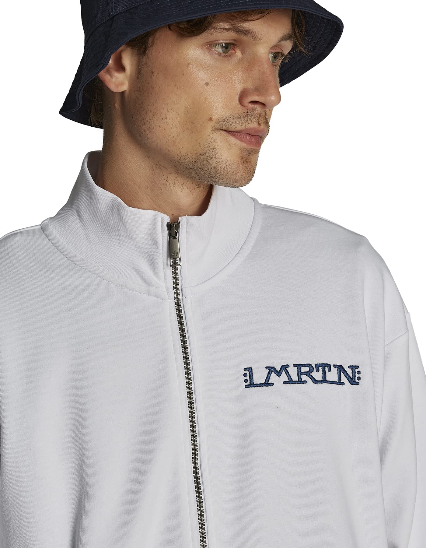 La Martina TMF601-FP533 felpa uomo con zip taglia S