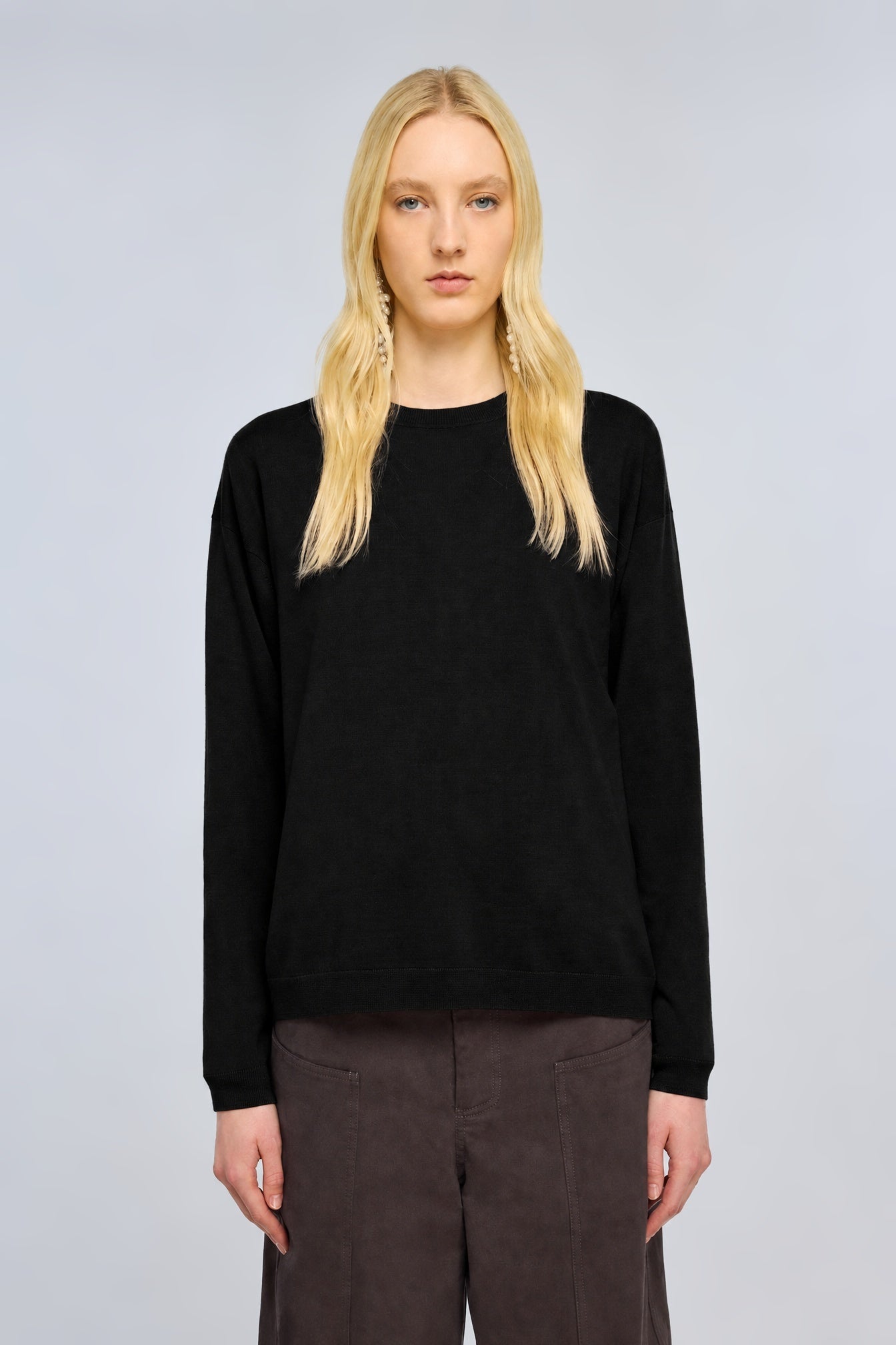 Semicouture Haley maglia lana toffe manica lunga