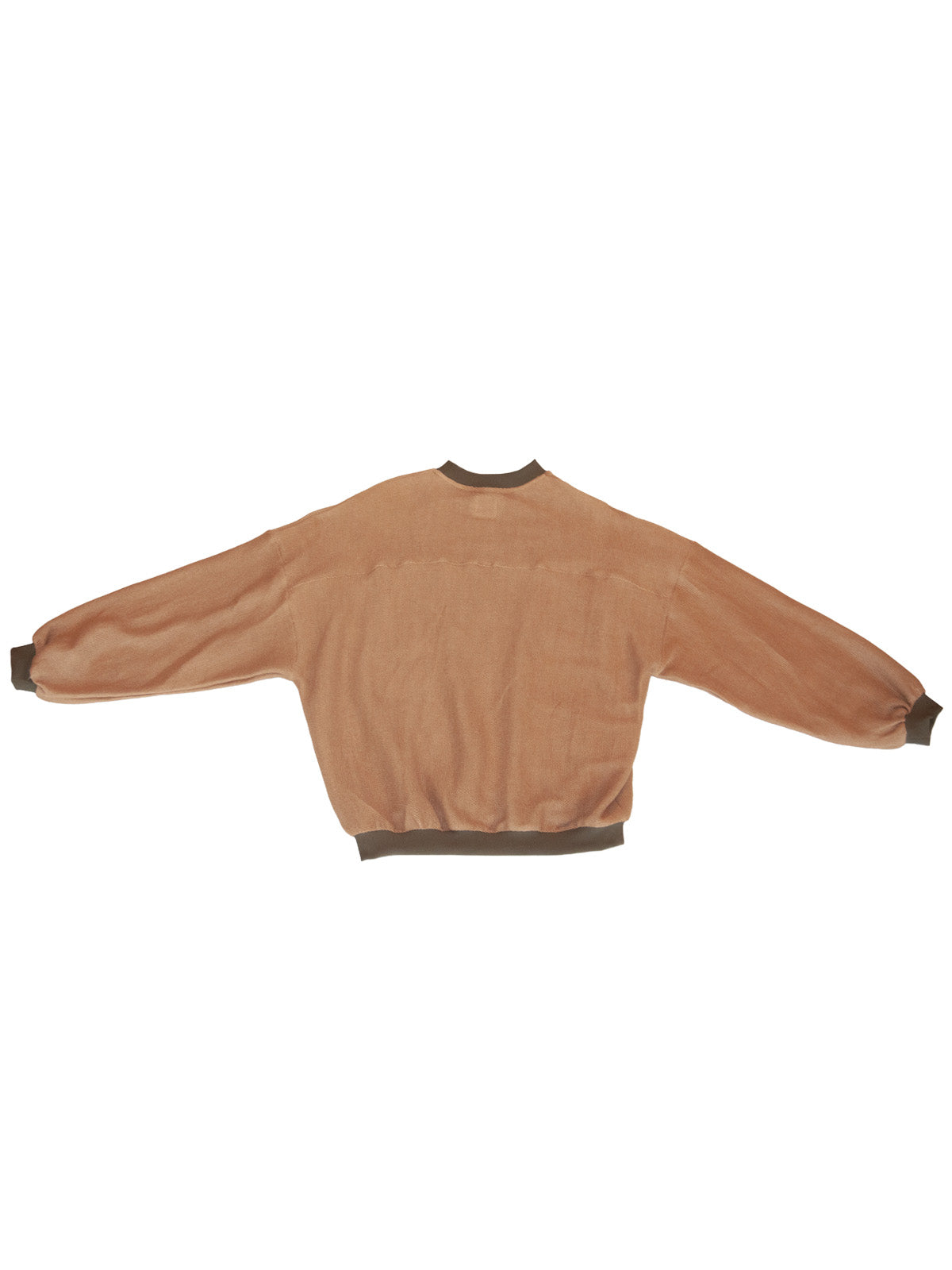 Giglio Tigrato Okinawa felpa ocra cotone upcycled