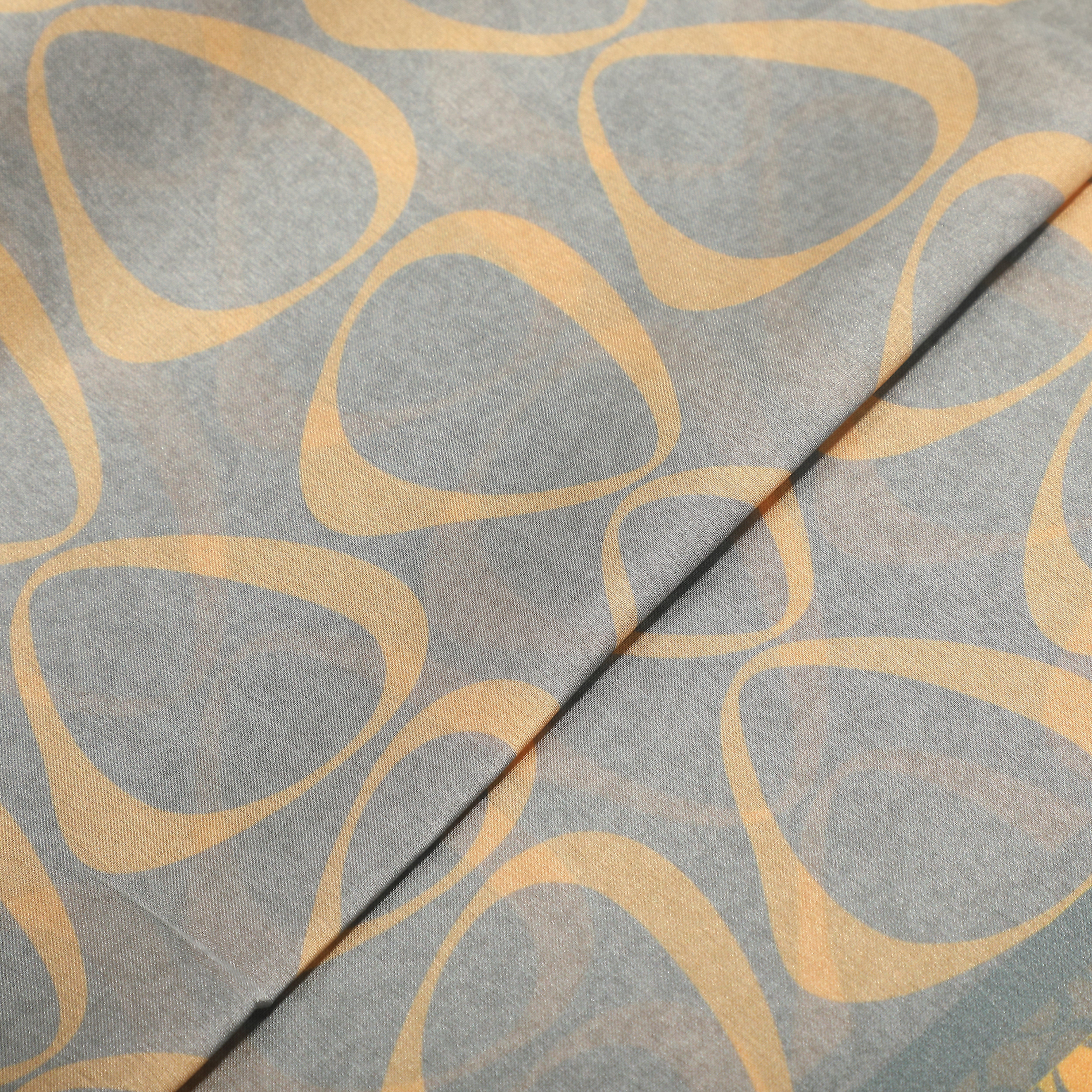 Mimi Mua Foulard Cerchietti 90x90 Verde Militare Satinato