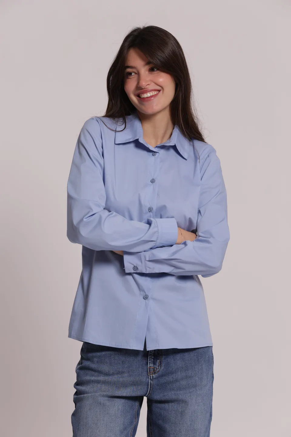 Mimi Mua Camicia Uomo camicia bianca classica