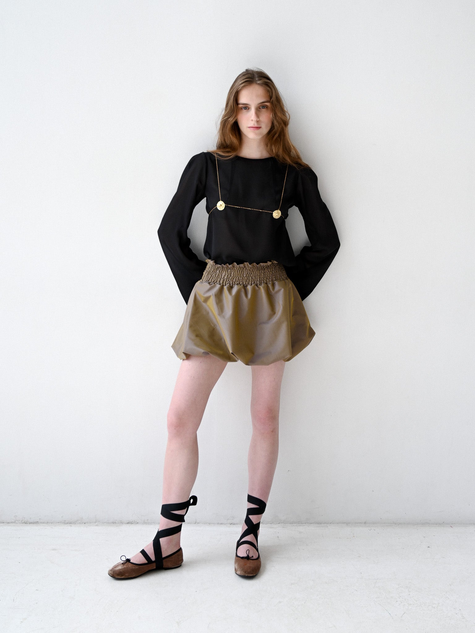 GiglioTigrato Elsa Top III maglia seta nera
