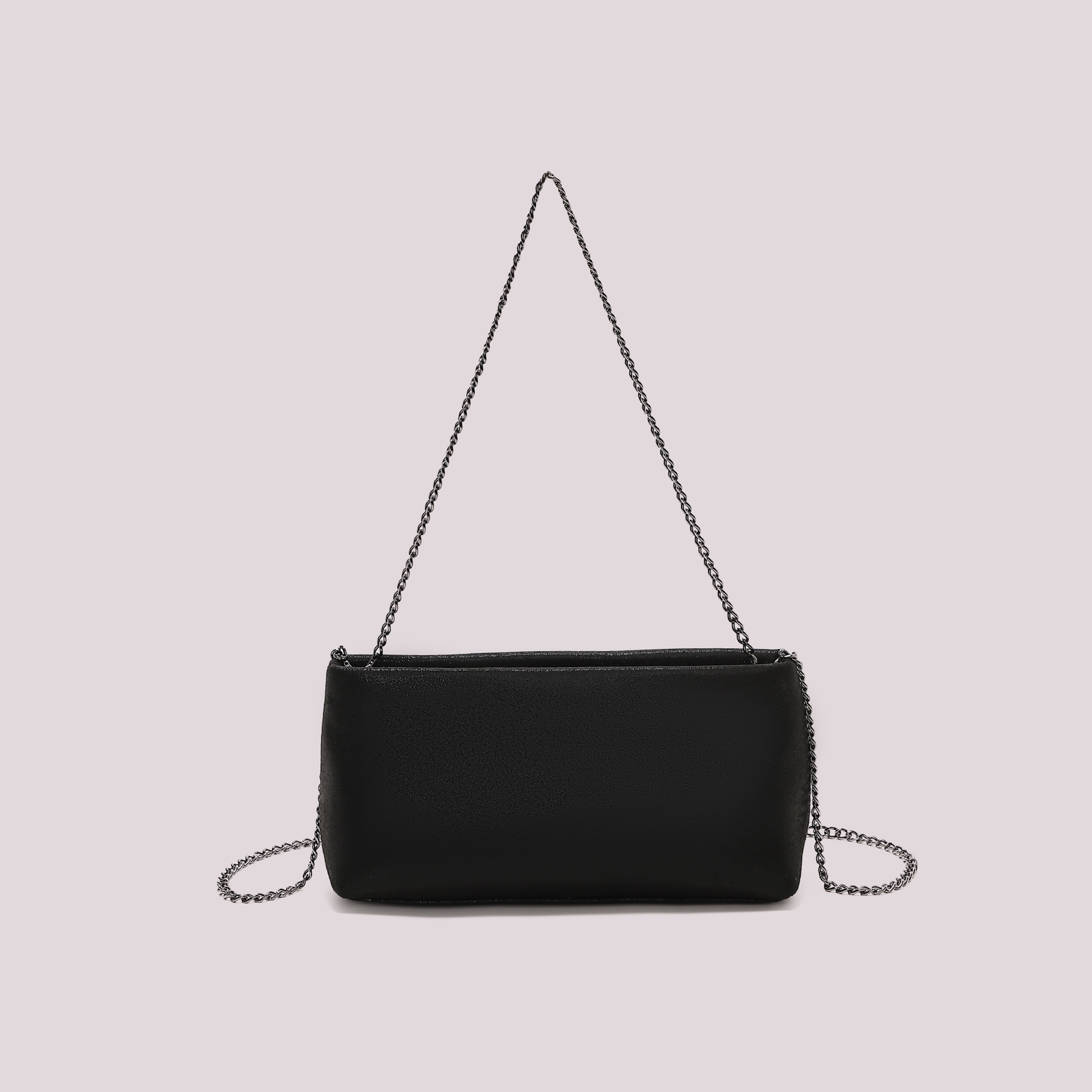 Mimi Mua clutch dettaglio gioiello nera strass