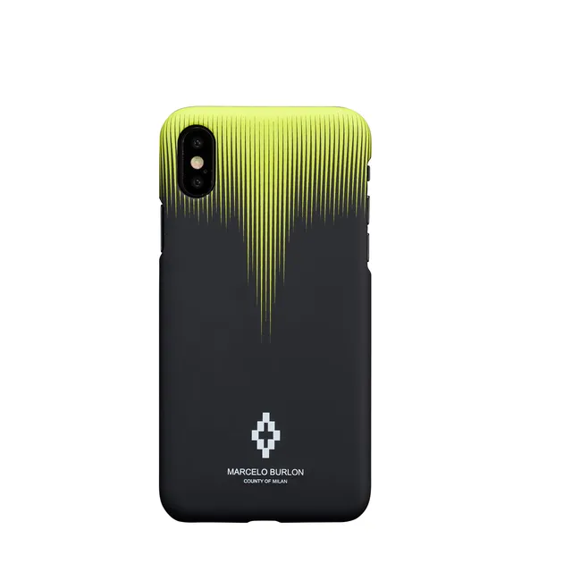 Marcelo Burlon County of Milan iPhone XS/X cover rigida antiurto
