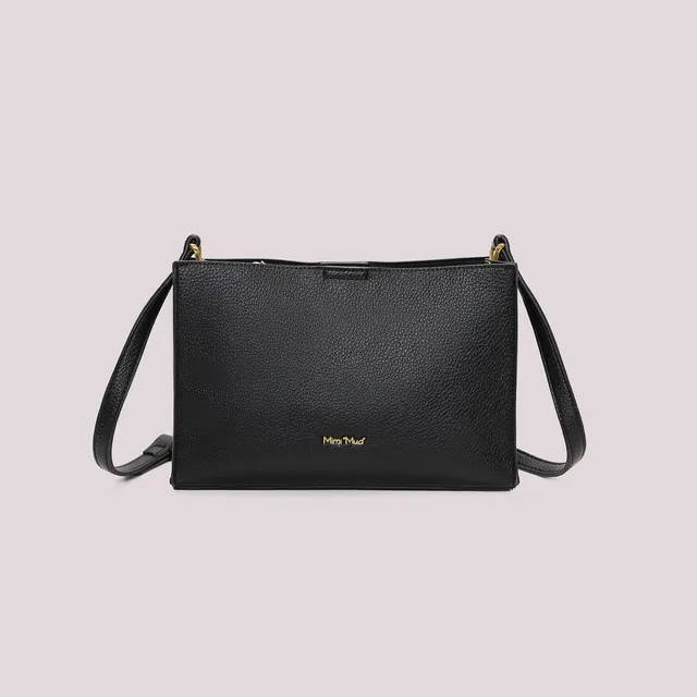 Mimi Mua Dettagli Satinati Borsa a Tracolla Satinata