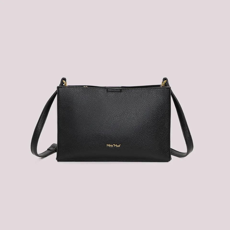 Mimi Mua Dettagli Satinati Borsa a Tracolla Satinata