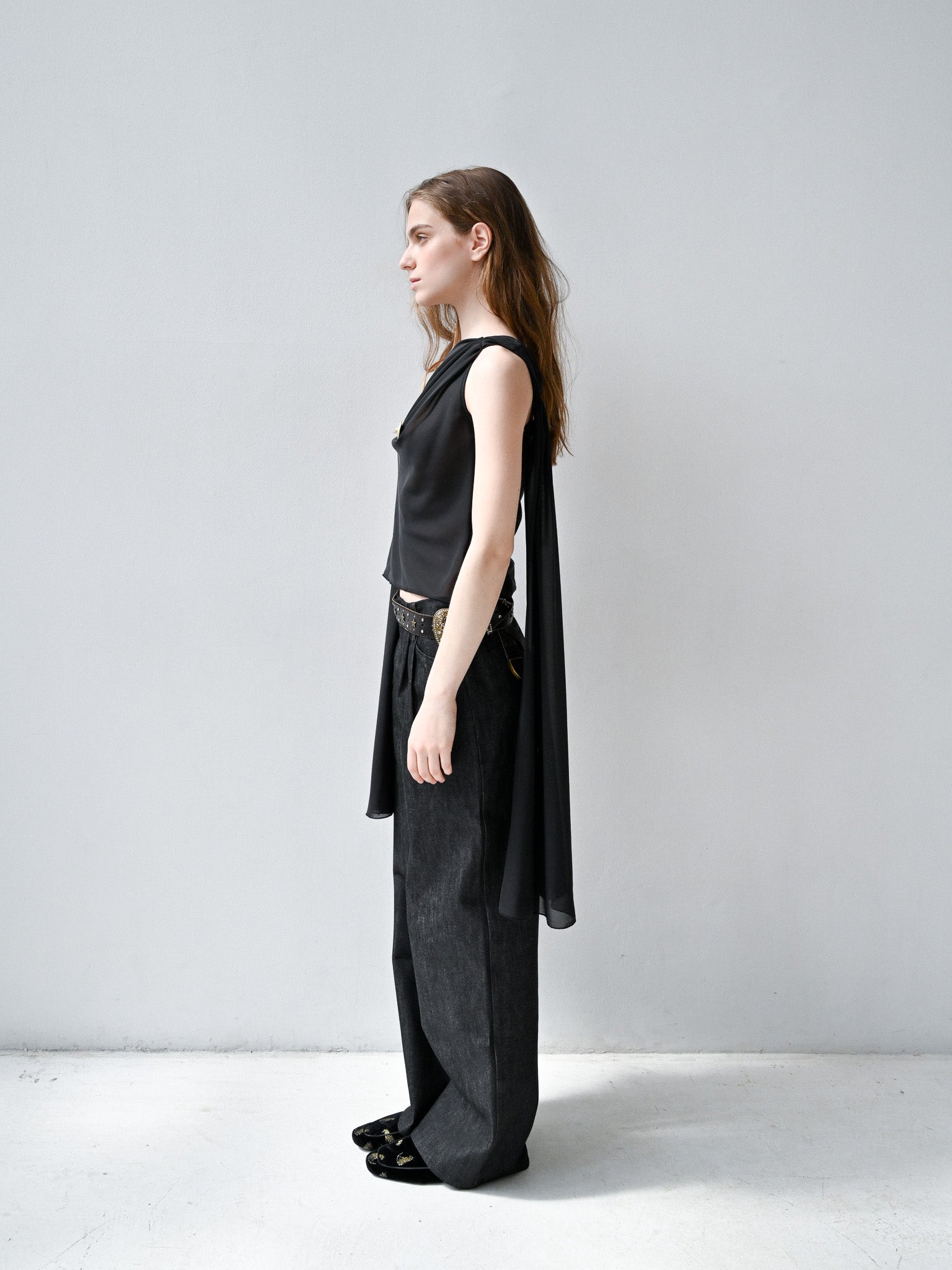 Giglio Tigrato Mica IV pantaloni denim elastico S