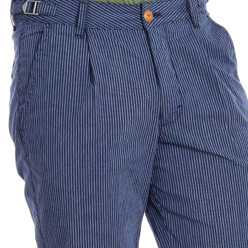 La Martina TMB006-JQ035 bermuda uomo dritto con cintura