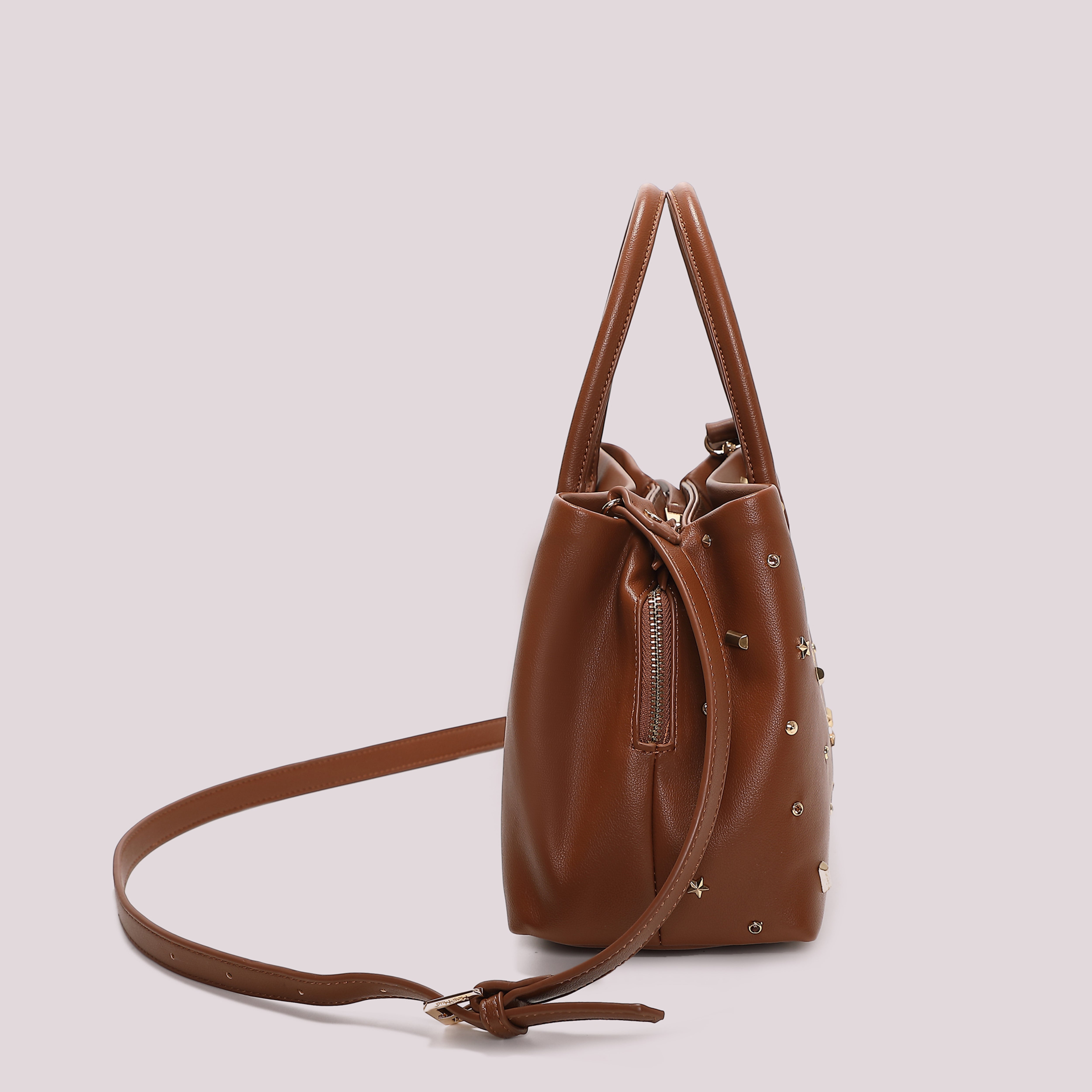 Mimi Mua Shopper Applicazioni Colorate Nero 30 cm
