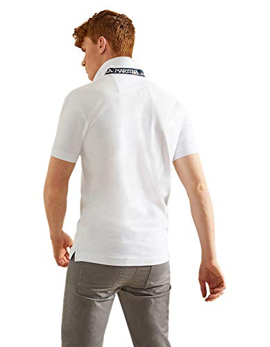 La Martina Eduardo Polo maniche corte Optic White pacco da 1