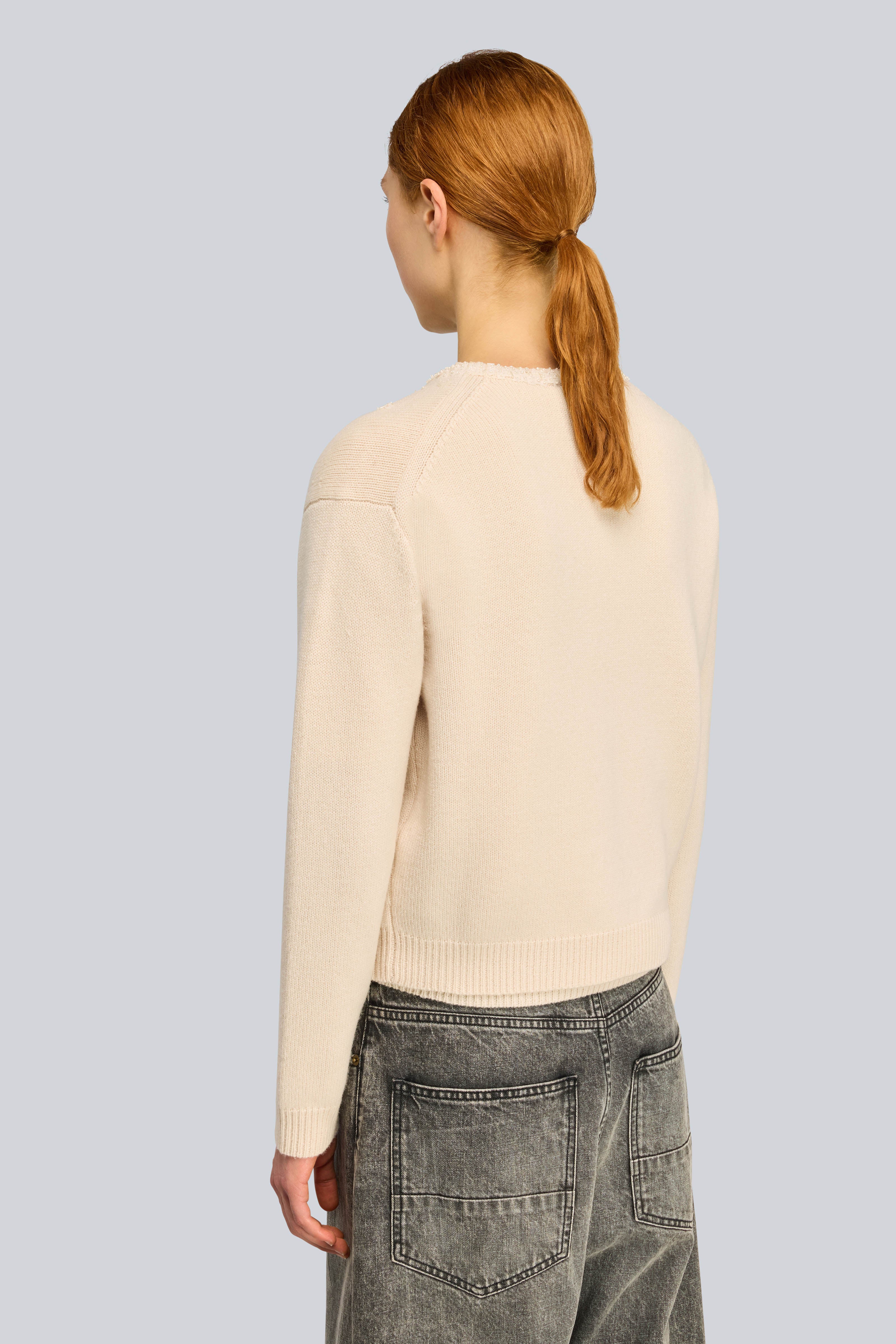 Semicouture Gipsy cardigan misto cashmere ricamo