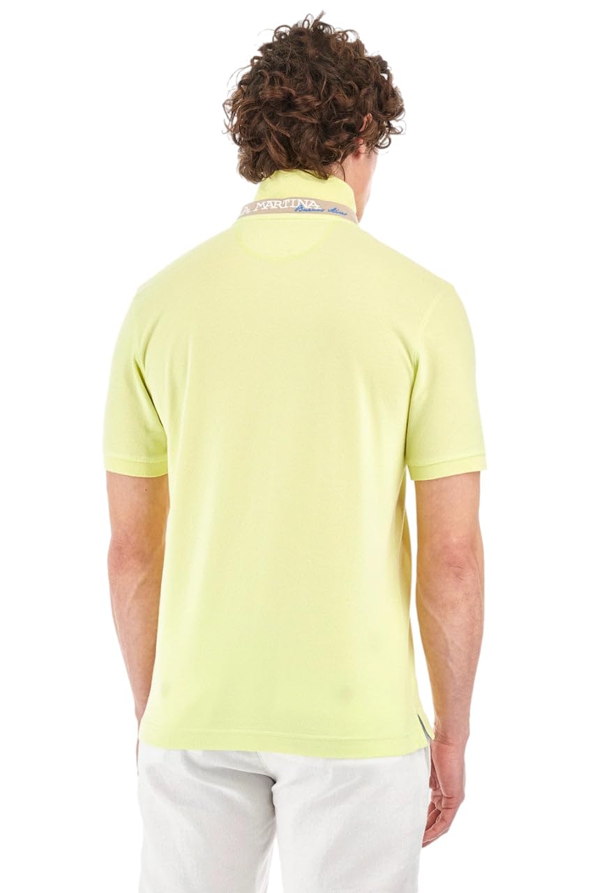 La Martina polo slim fit sunny lime cotone uomo XL