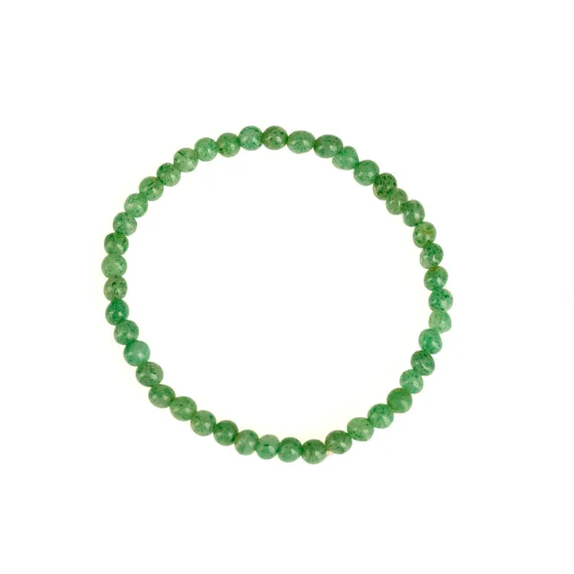On Earth Cooperative Collection Connection bracciale quarzo verde 7 cm