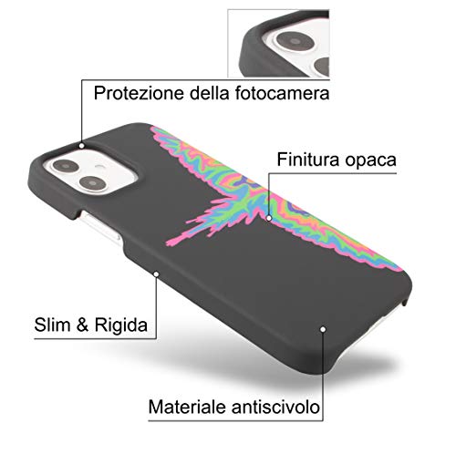 Marcelo Burlon County of Milan iPhone 12 cover con vetro temperato antiurto
