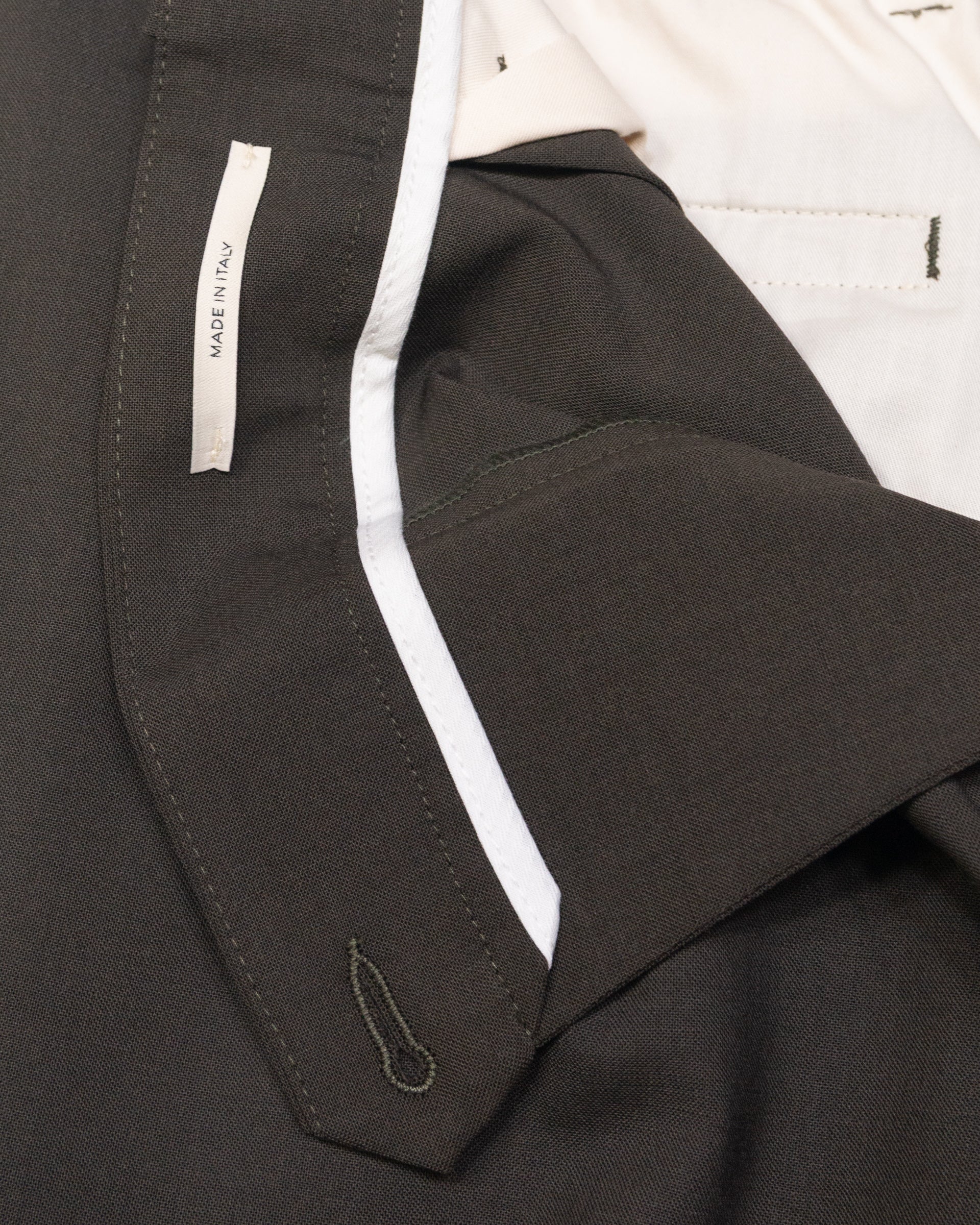 Altea Ronny pantalone chino lana verde army