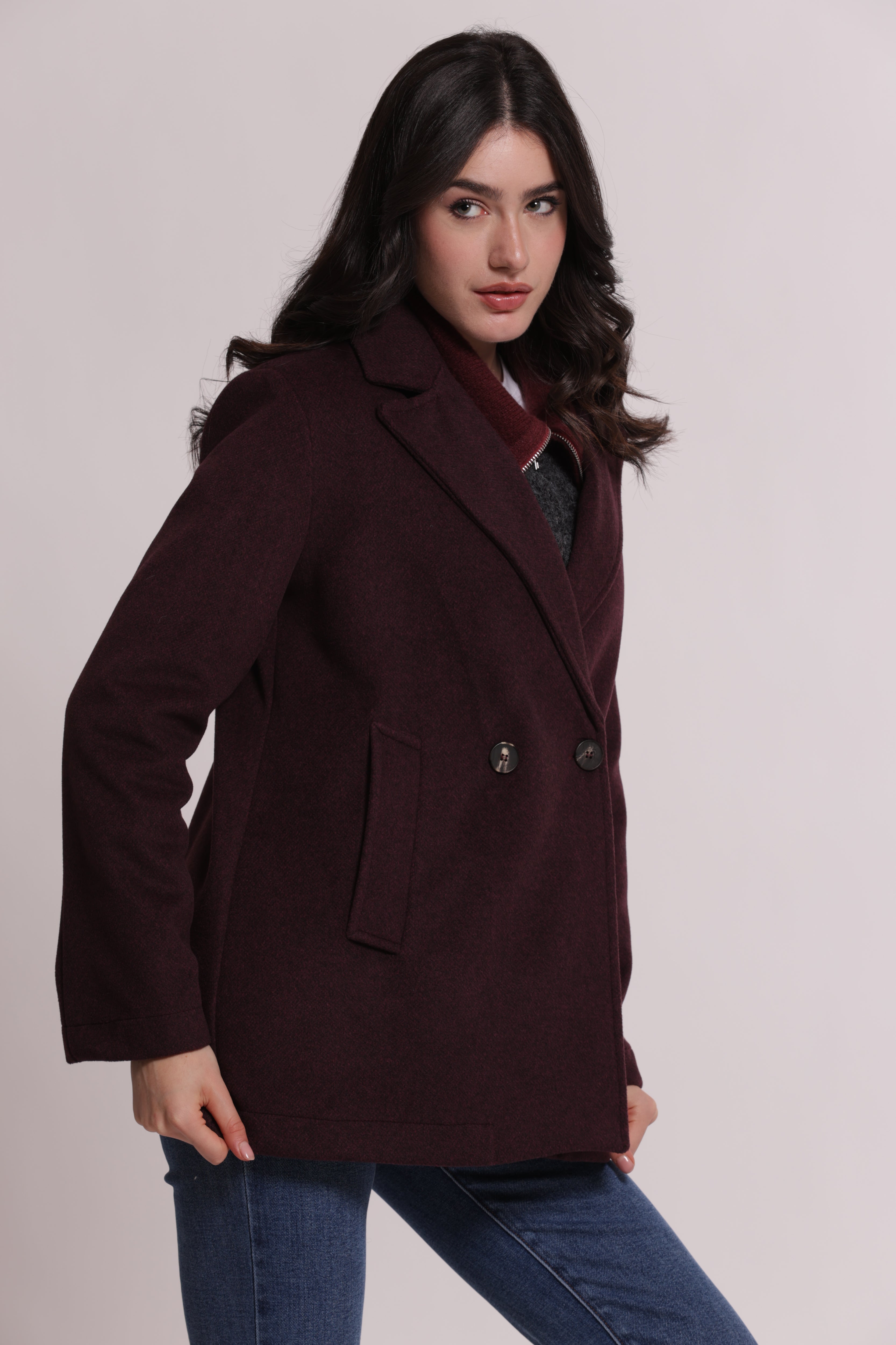 Mimi Mua Giaccone Corto Sfoderato Verde Till Cappotto