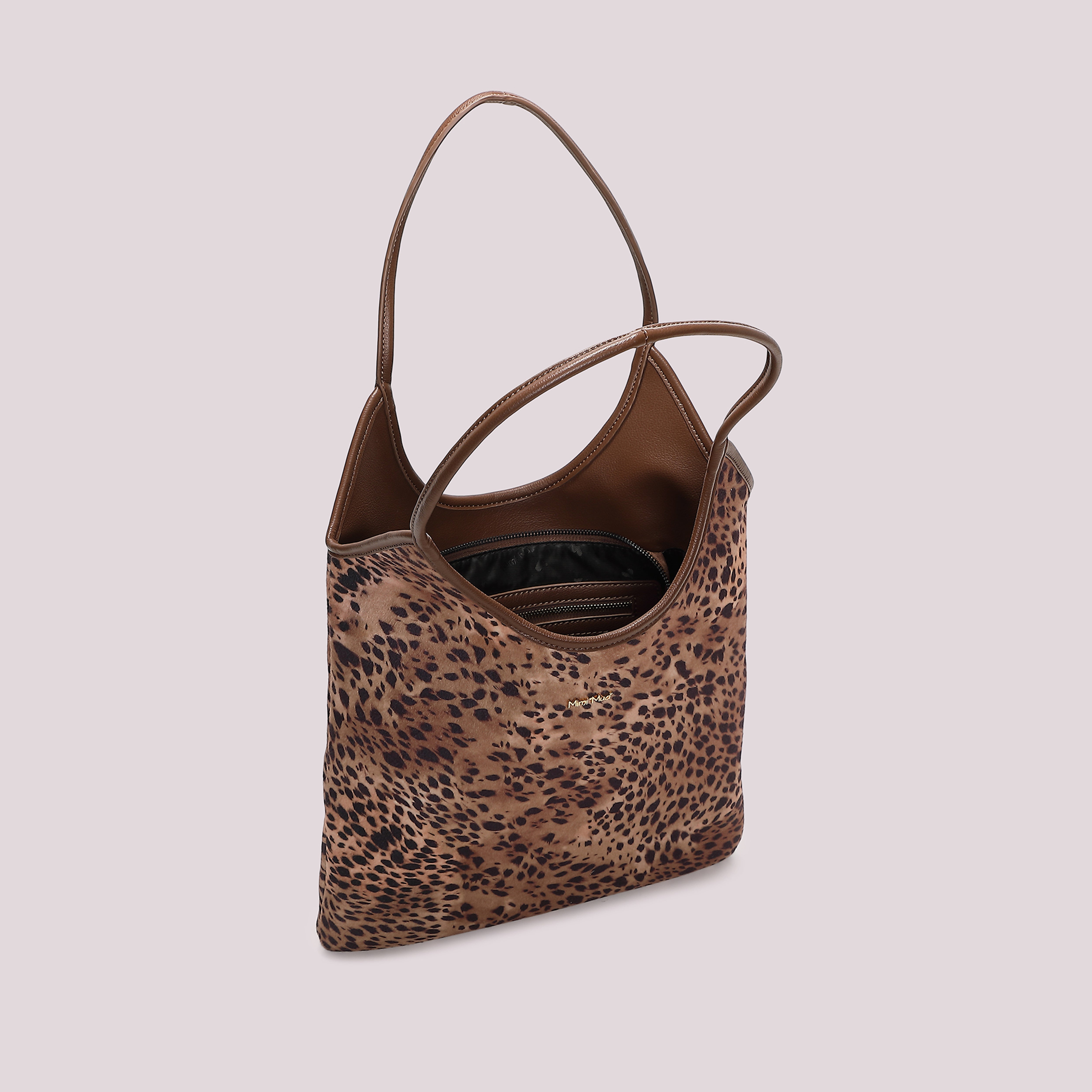 Mimi Mua borsa shopping fantasia prugna