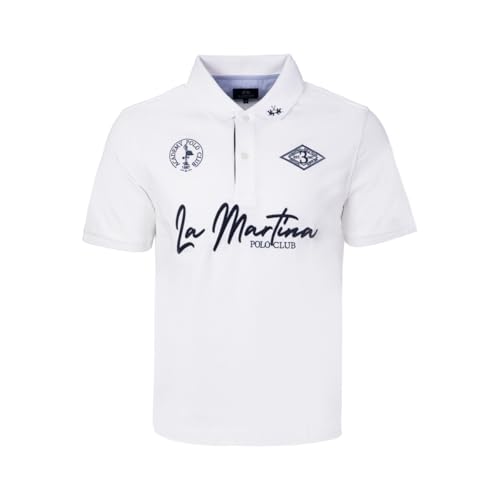 La Martina MCP301 polo uomo cotone logo